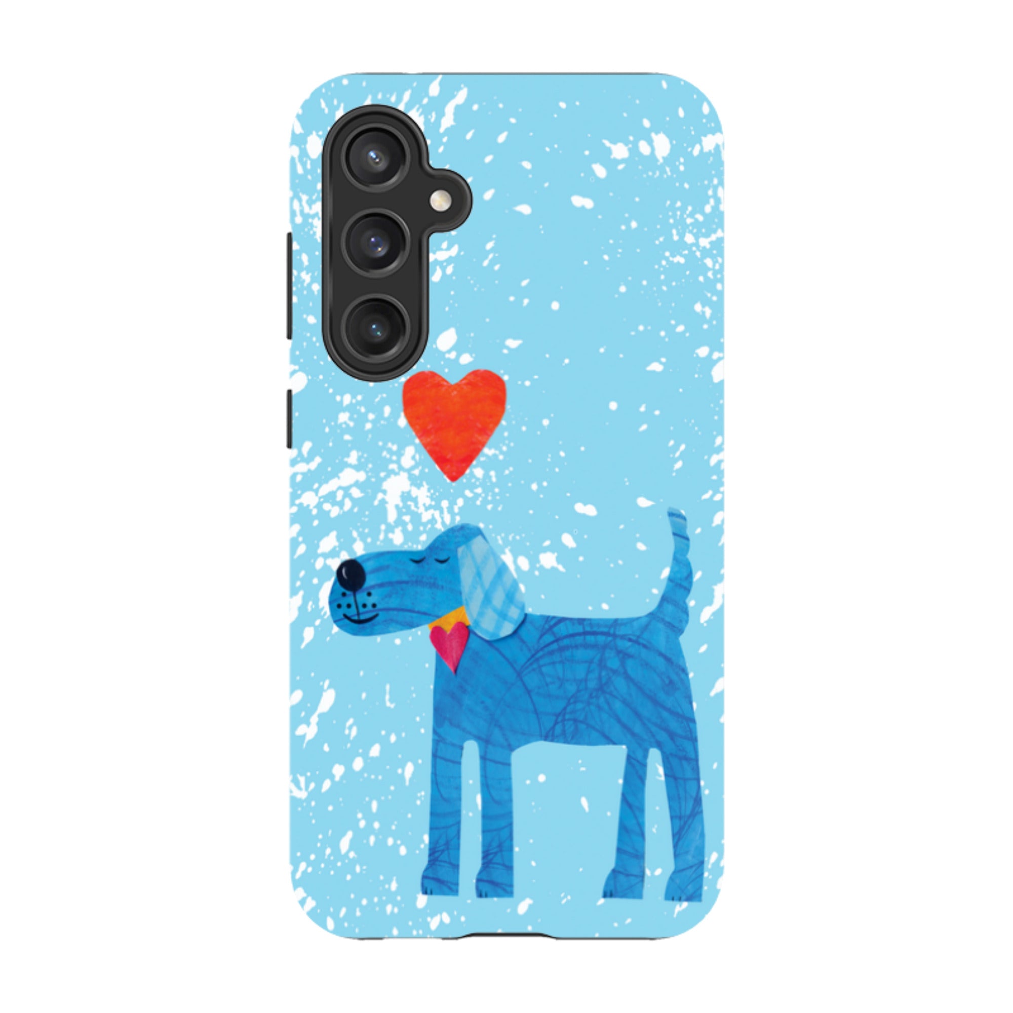 Samsung Tough Case - Blue Dog By Tracey English