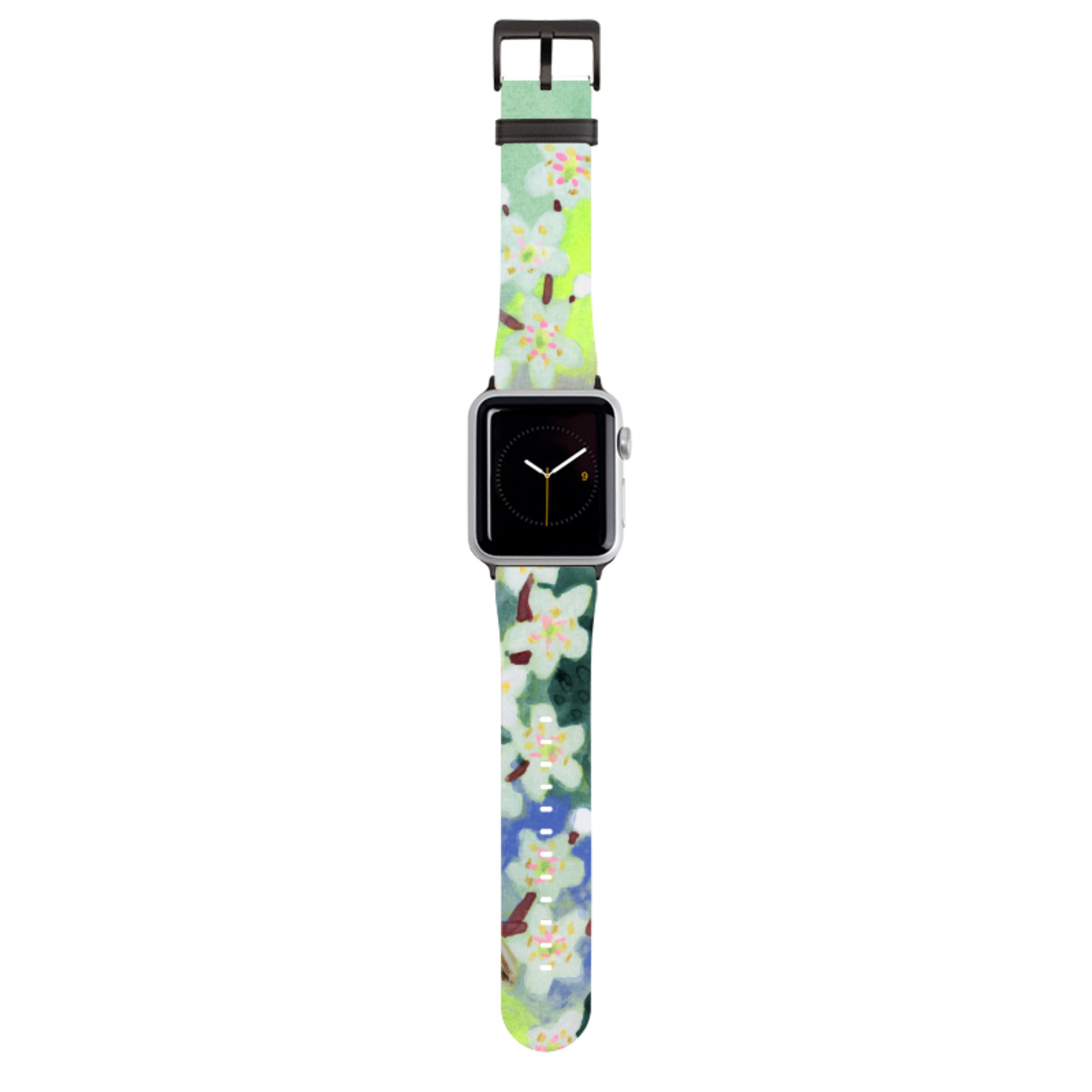 Blackthorn In The Valley Apple Watch Strap By Lee Foster Wilson