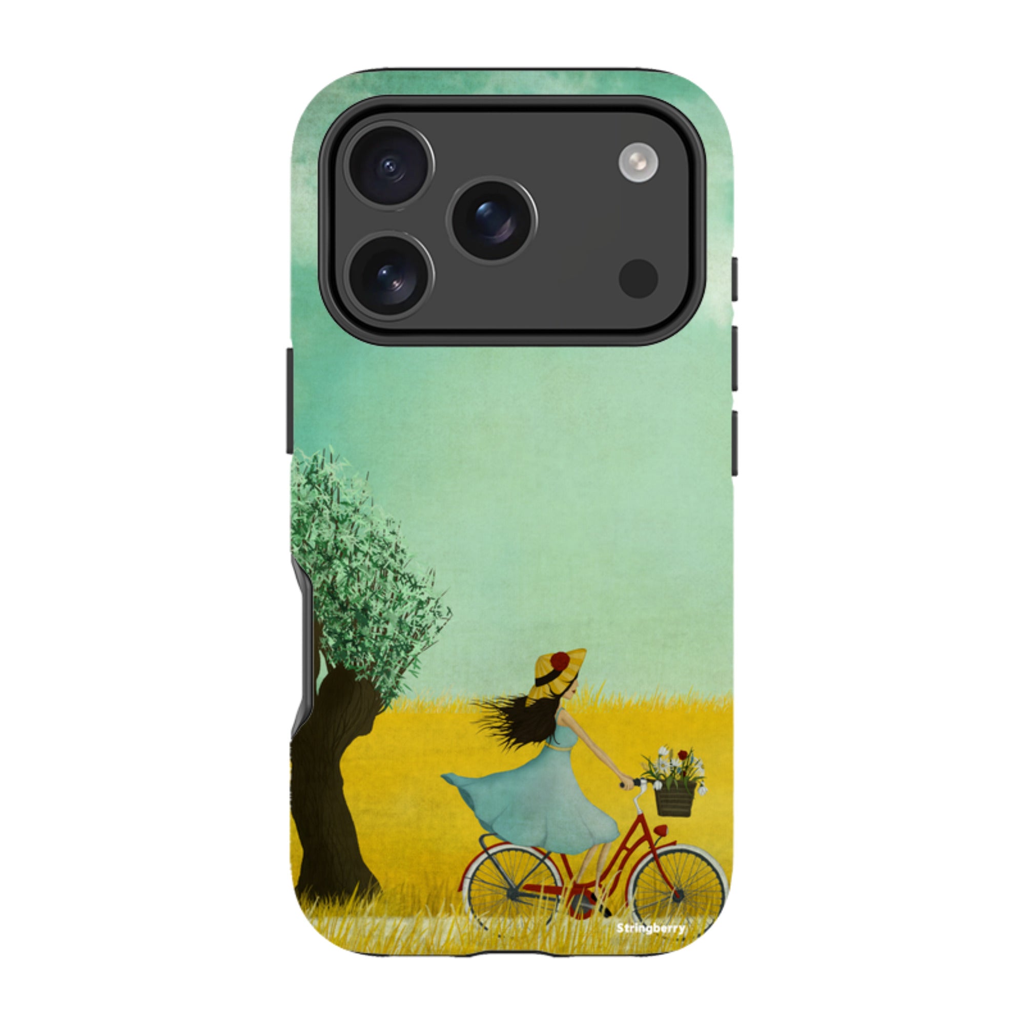 iPhone Tough Case - Bike Ride By Maja Lindberg