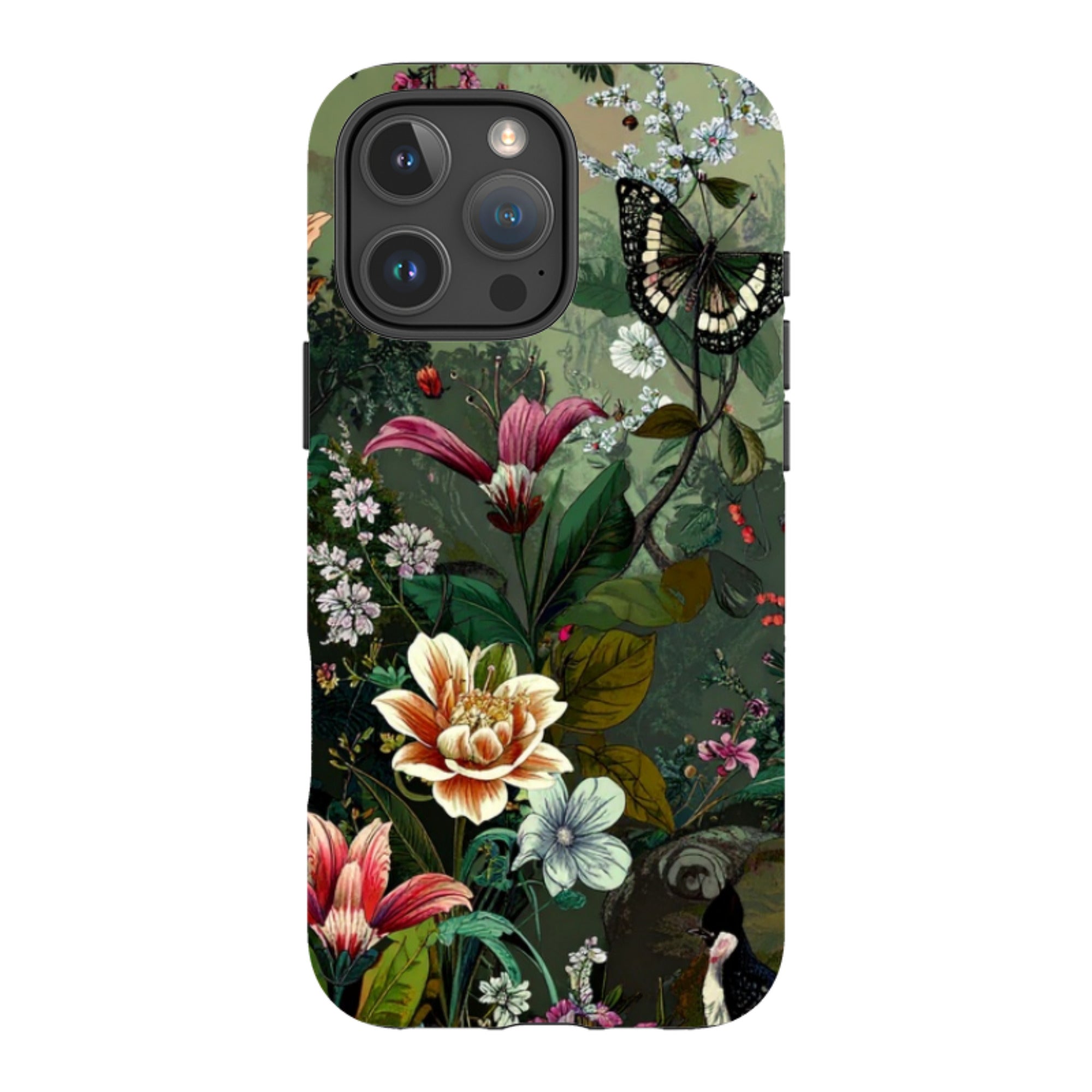 iPhone MagSafe Tough Case - Green Vyne Butterfly