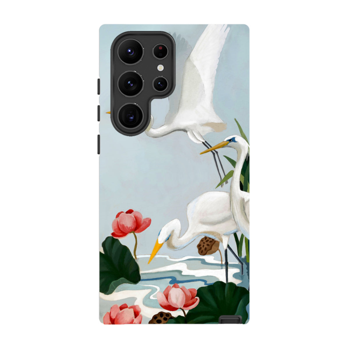 Samsung Tough Case - Egrets And Lillie's By Bex Parkin