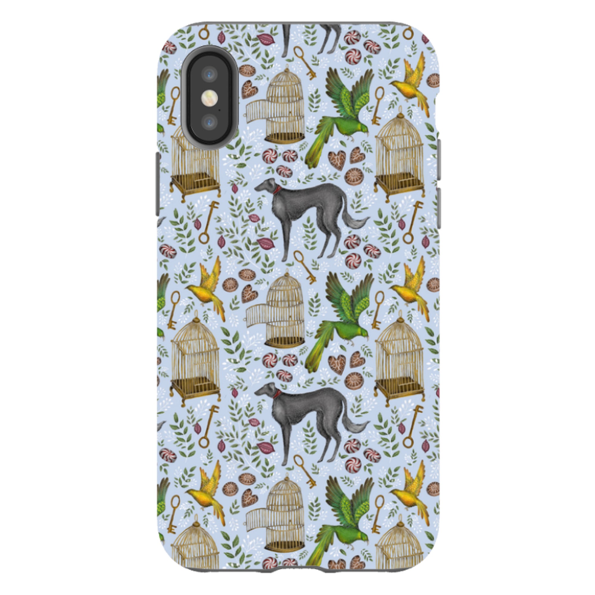 iPhone Tough Case - Amsterdam Blue By Catherine Rowe