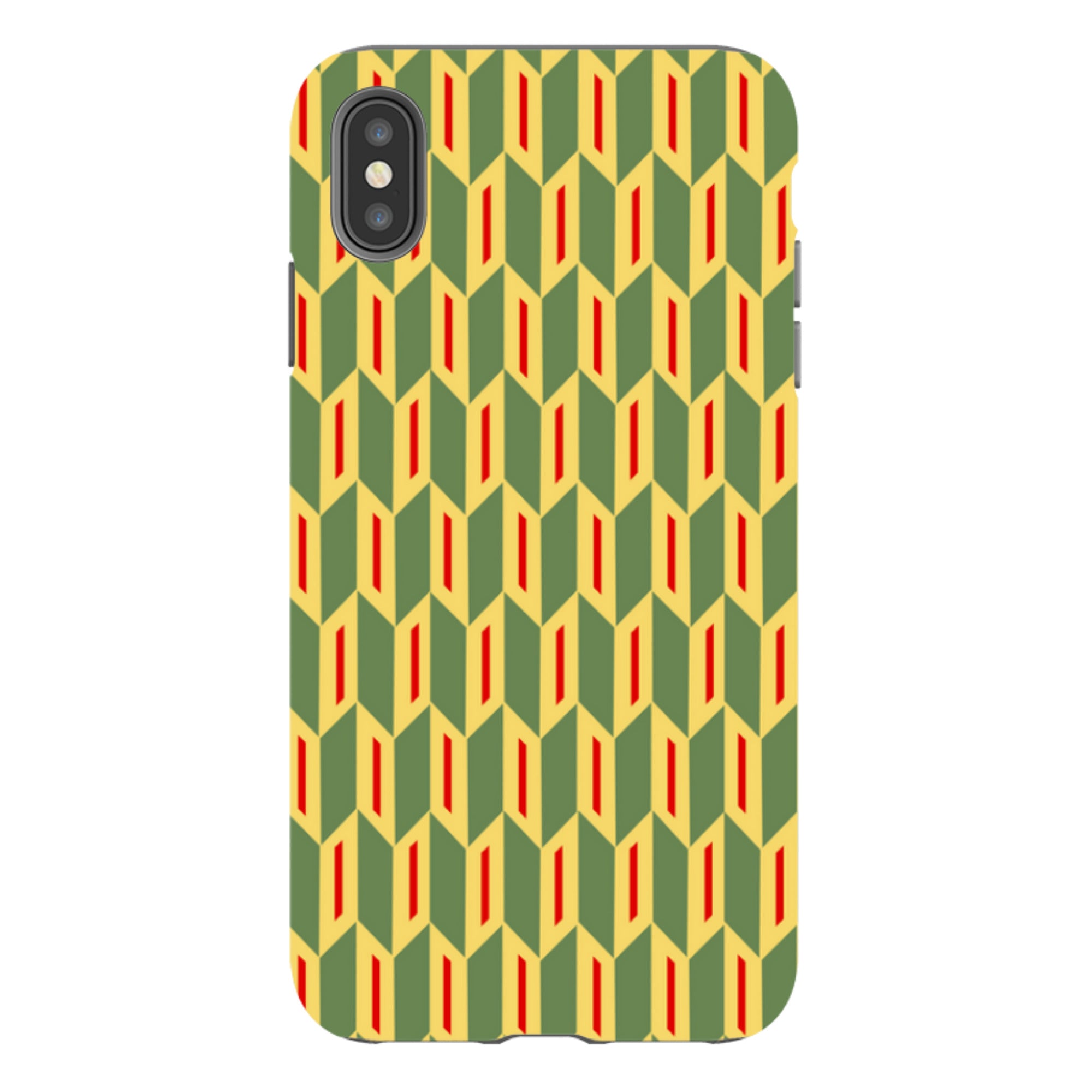 iPhone Tough Case - Chevrons By Cressida Bell