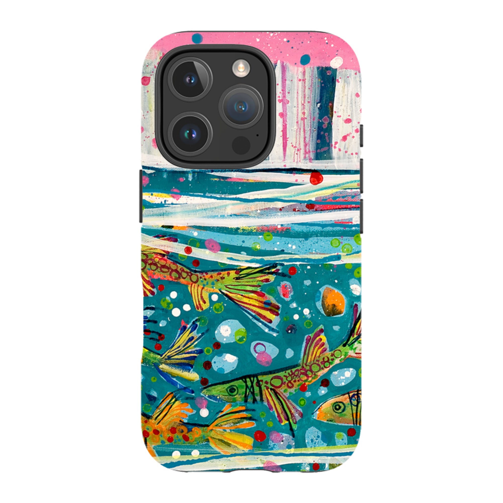 iPhone Tough Case - Something Fishy By Claire West