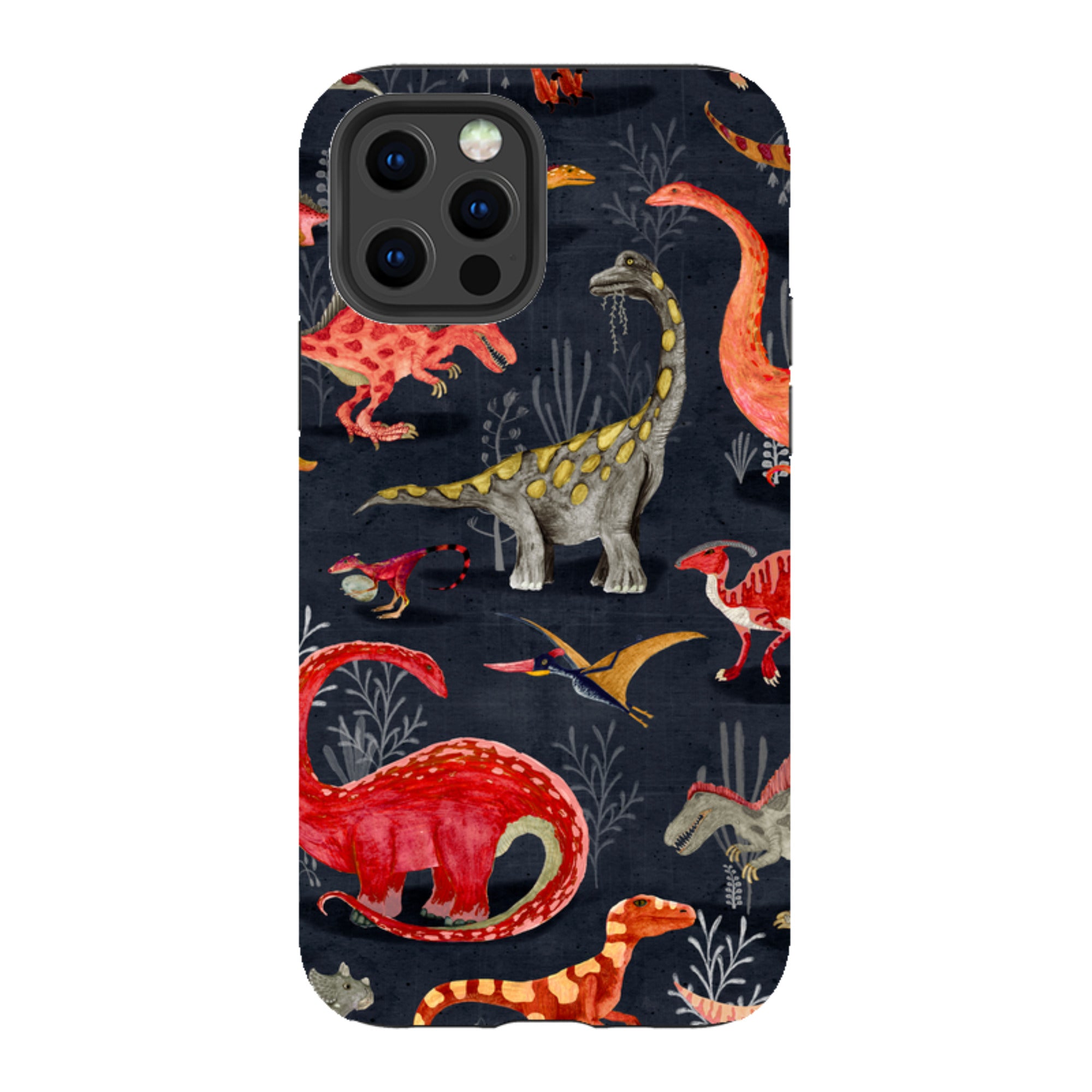 iPhone Tough Case - Parisian Dinosaurs By Katherine Quinn