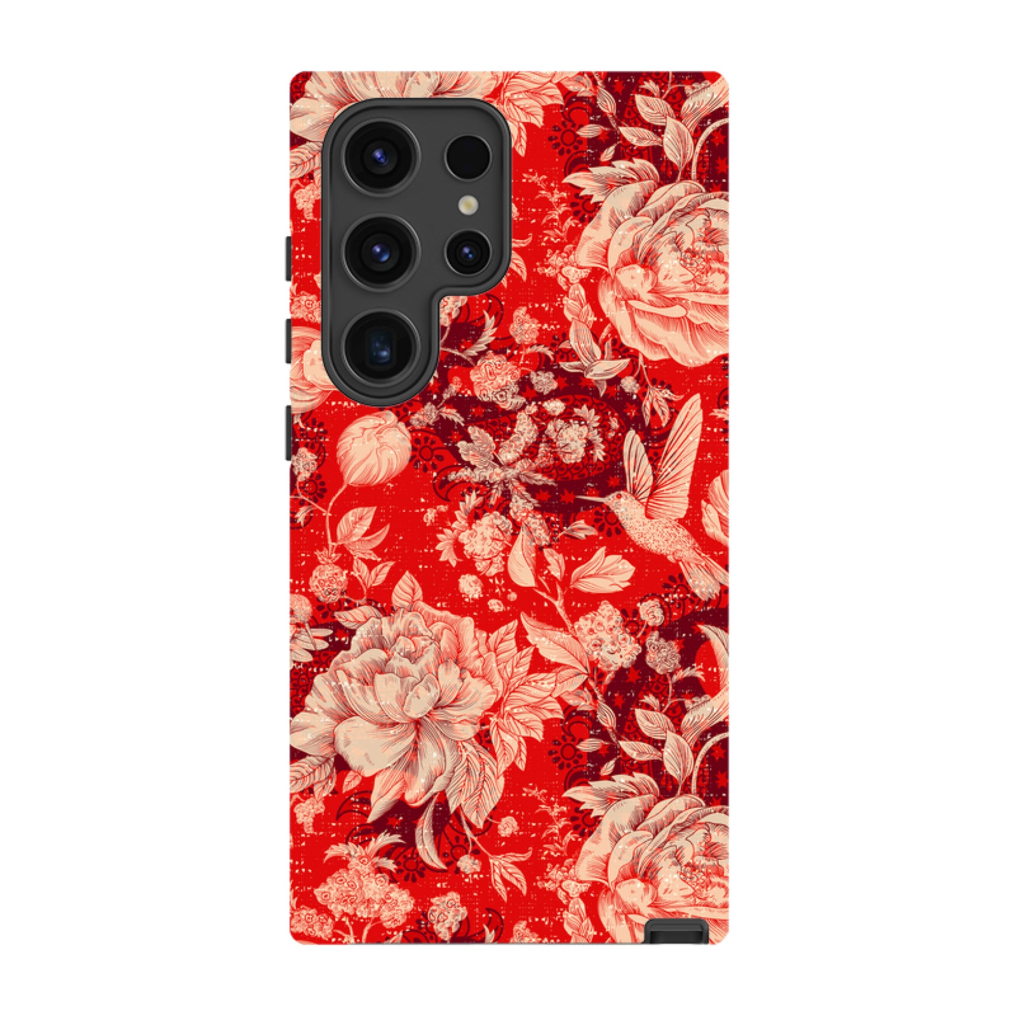 Samsung Tough Case - Red Peonies