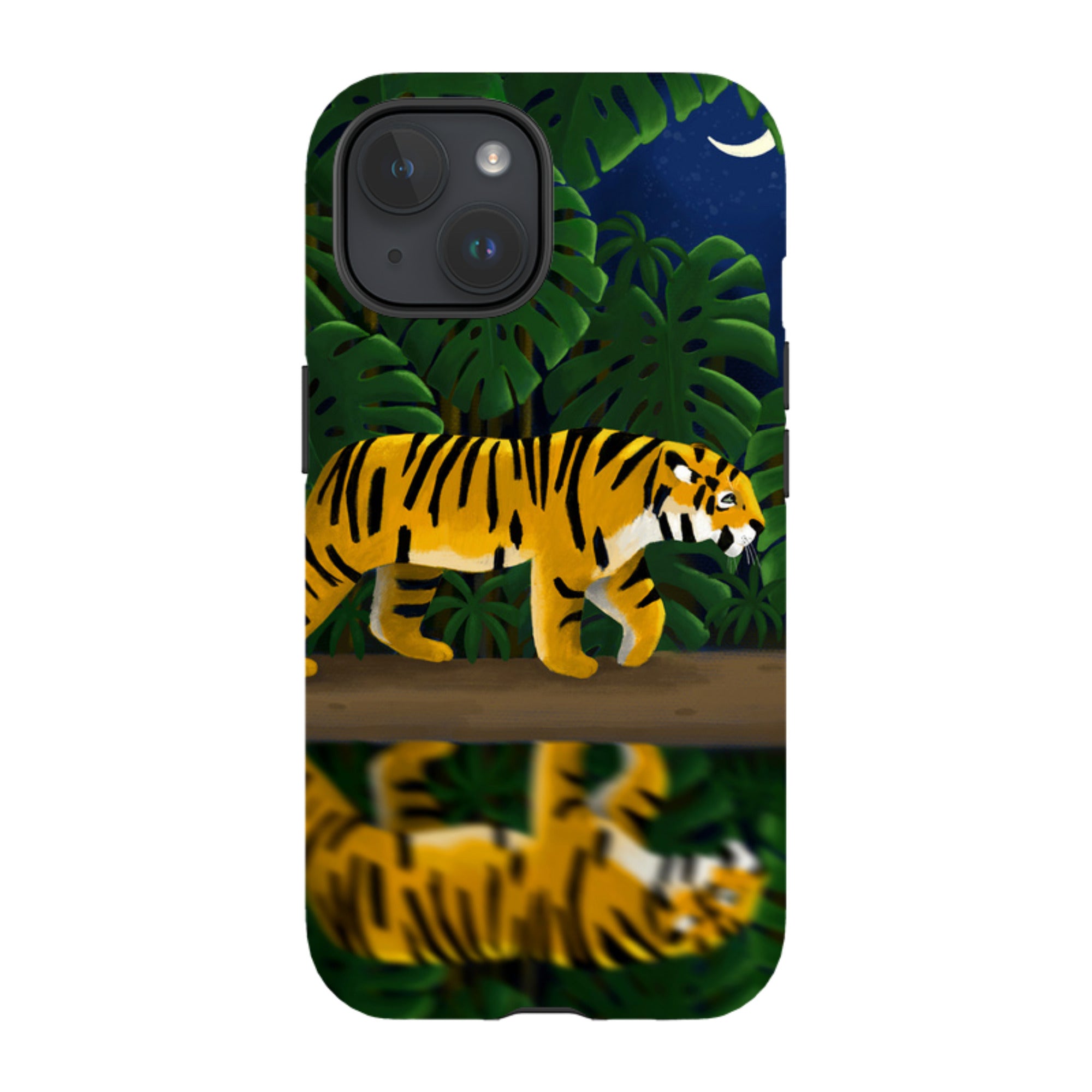 iPhone MagSafe Tough Case - Tiger Night By Bex Parkin