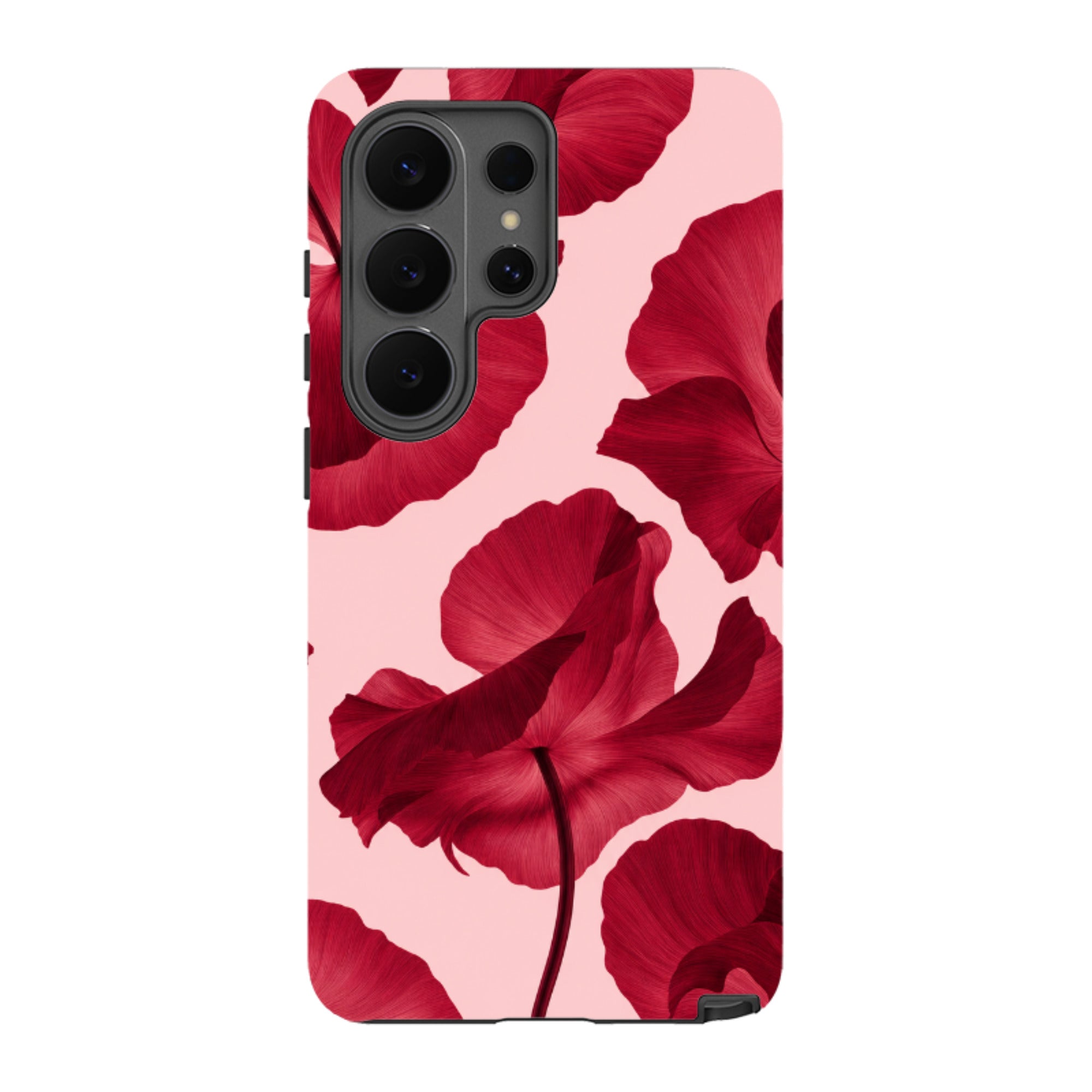 Samsung Tough Case - Burgundy Poppy