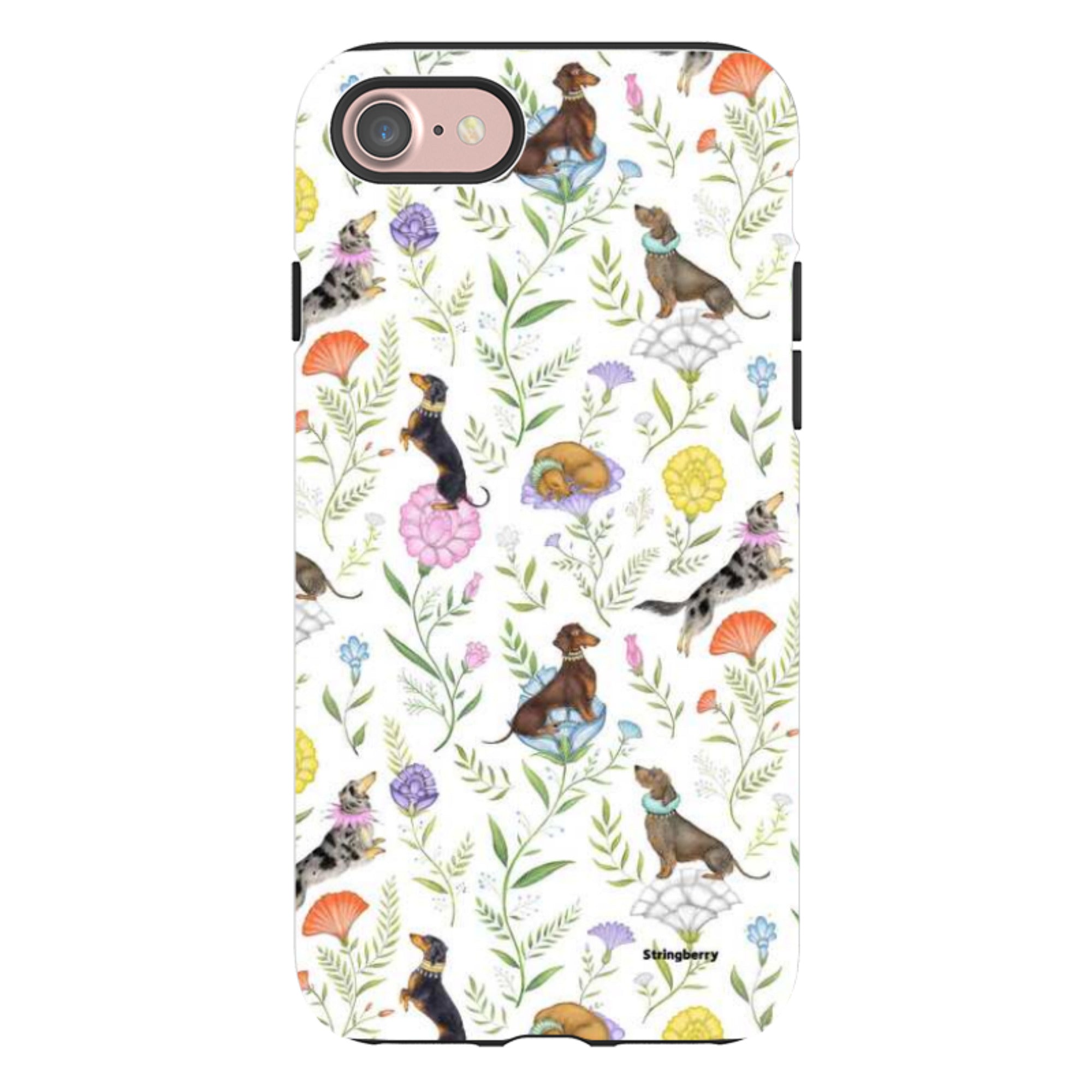 iPhone Tough Case - Doxy Day Afternoon White By Catherine Rowe
