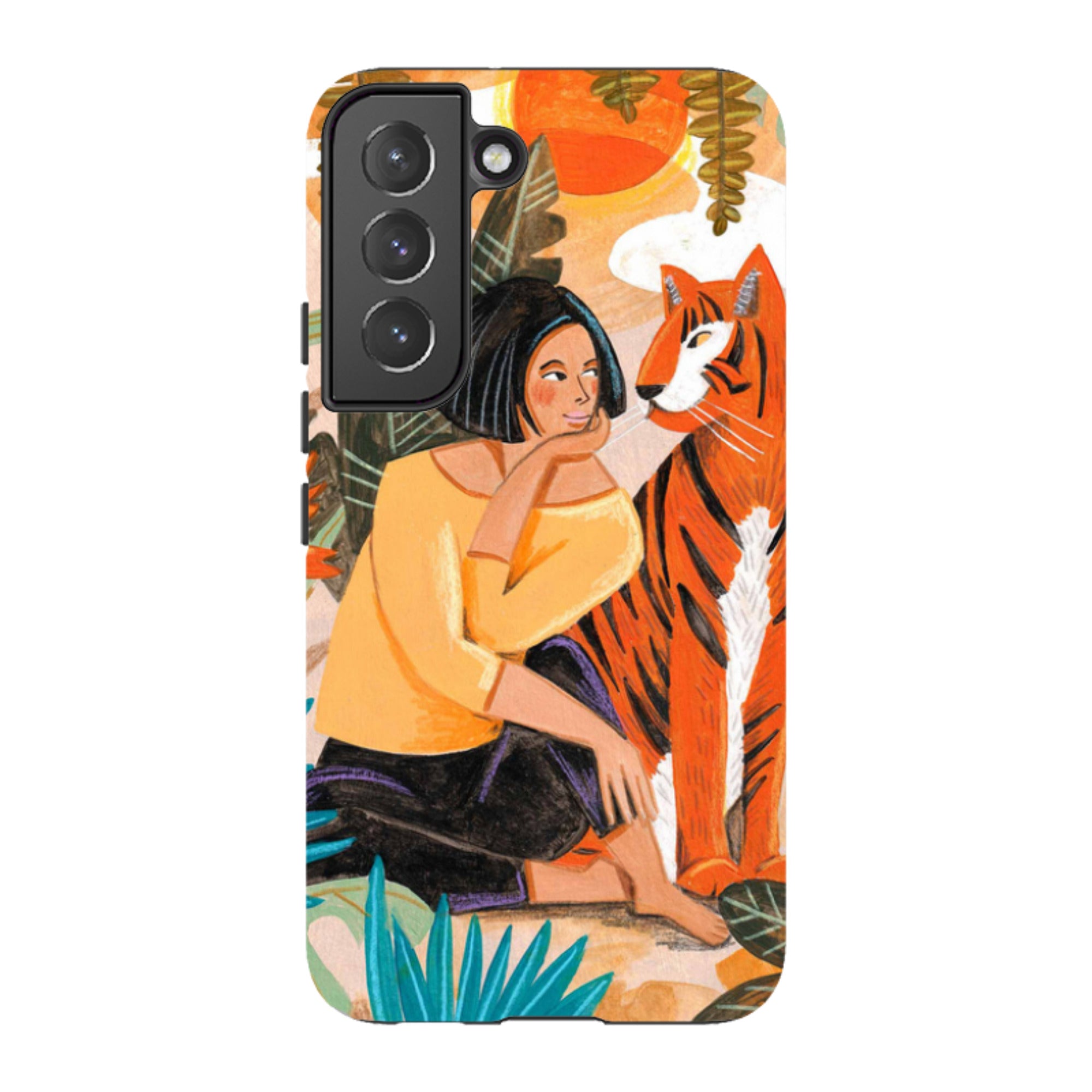 Samsung Tough Case - Hello Tiger By Caroline Bonne Muller