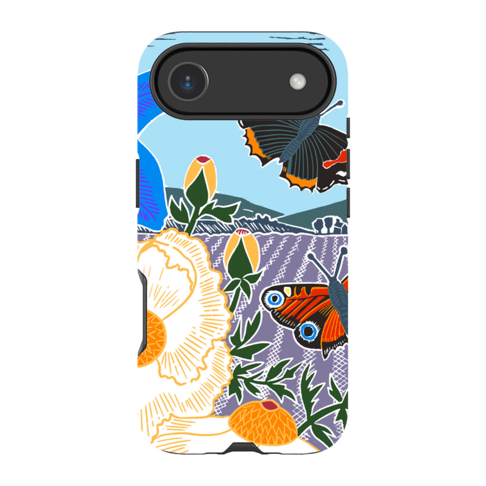 iPhone Tough Case - Bold Butterflies By Kate Heiss
