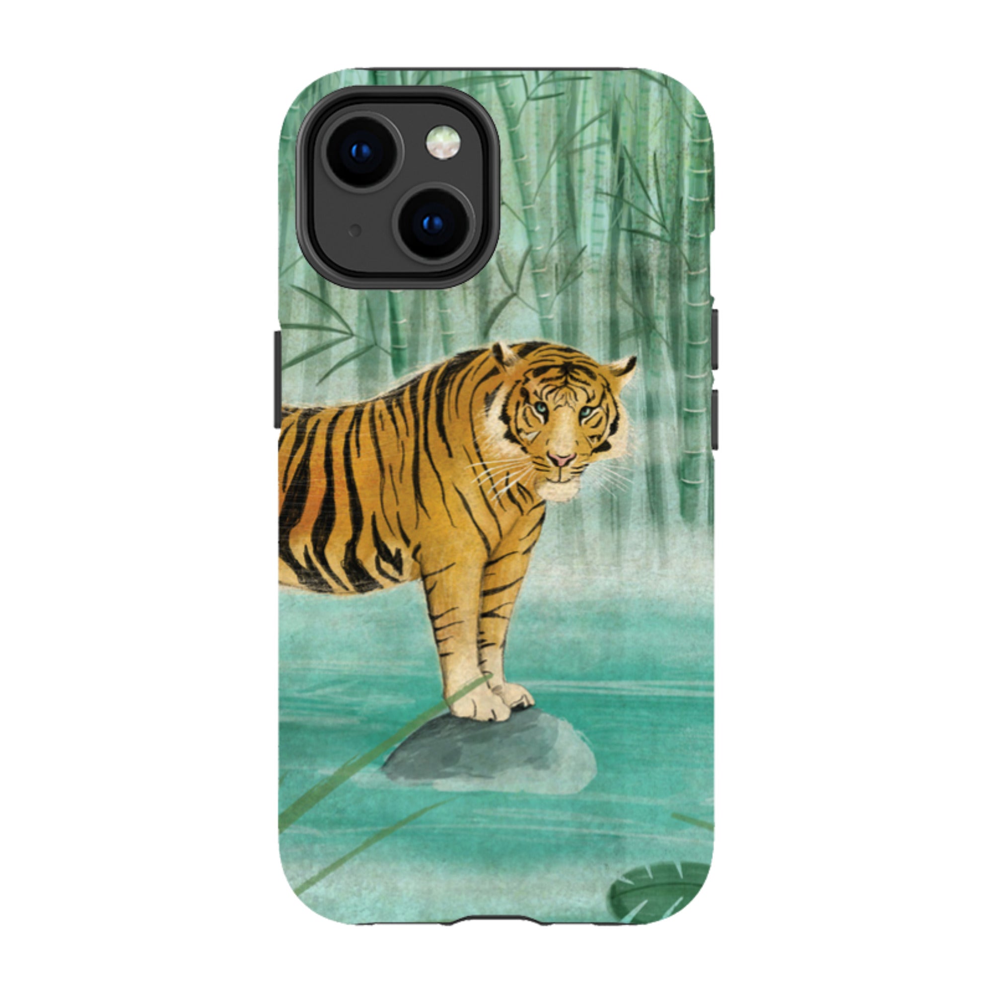 iPhone Tough Case - Tiger By Maja Lindberg