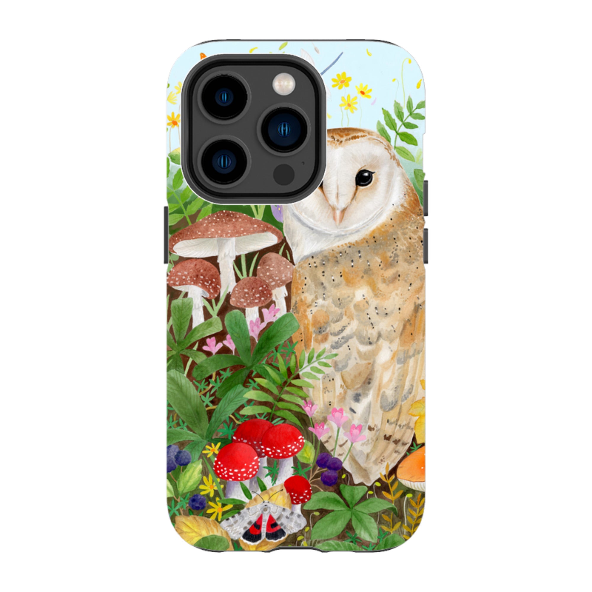 iPhone Tough Case - Owl Garden By Bex Parkin