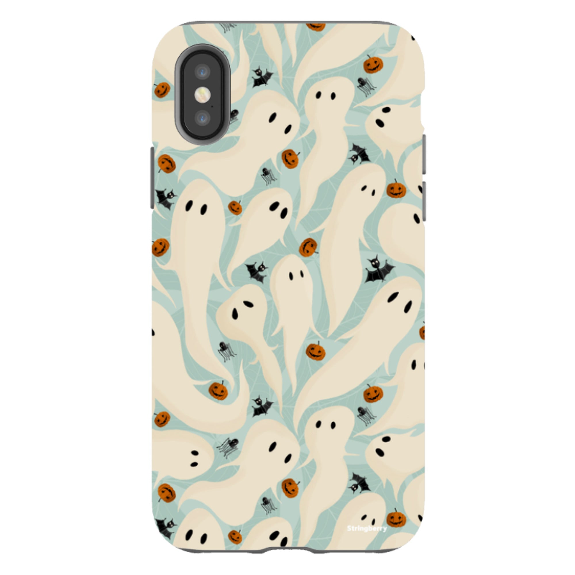 iPhone Tough Case - Spooky Pattern By Maja Lindberg