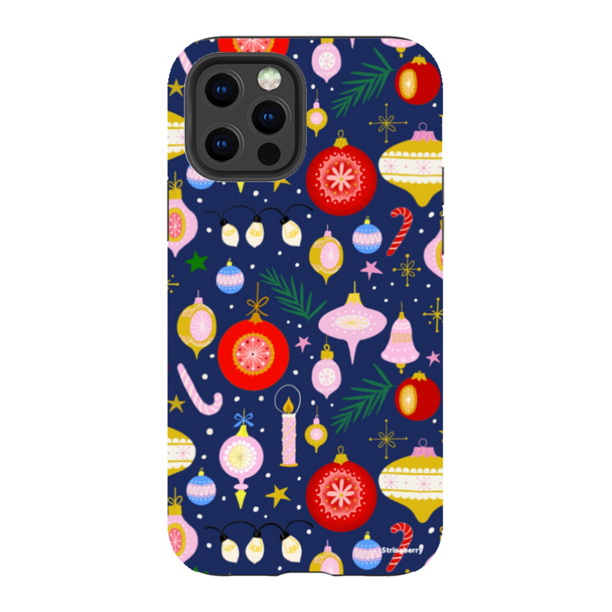iPhone Tough Case - Xmas Pattern II By Bex Parkin