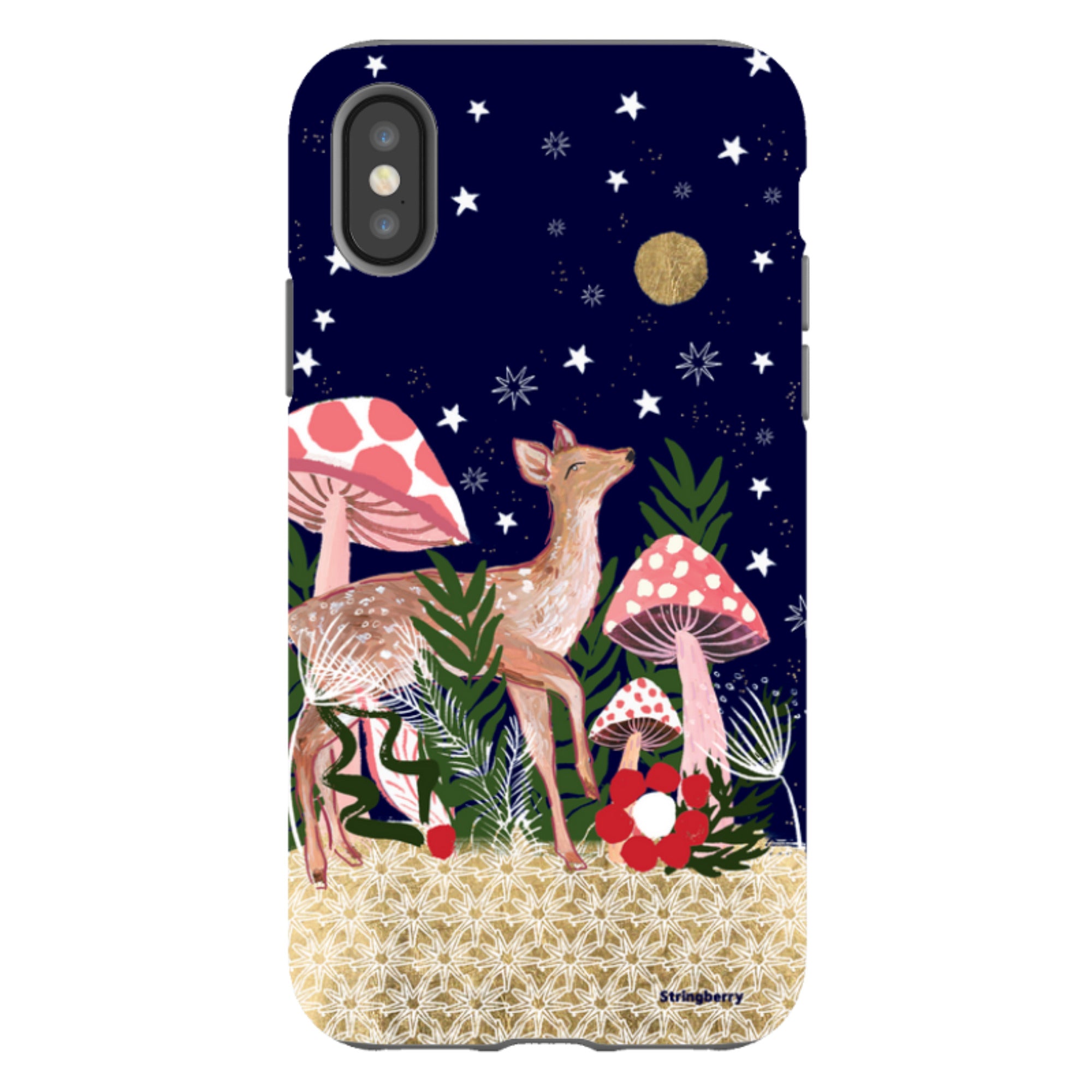 iPhone Tough Case - Deer By Emma Frances Grant