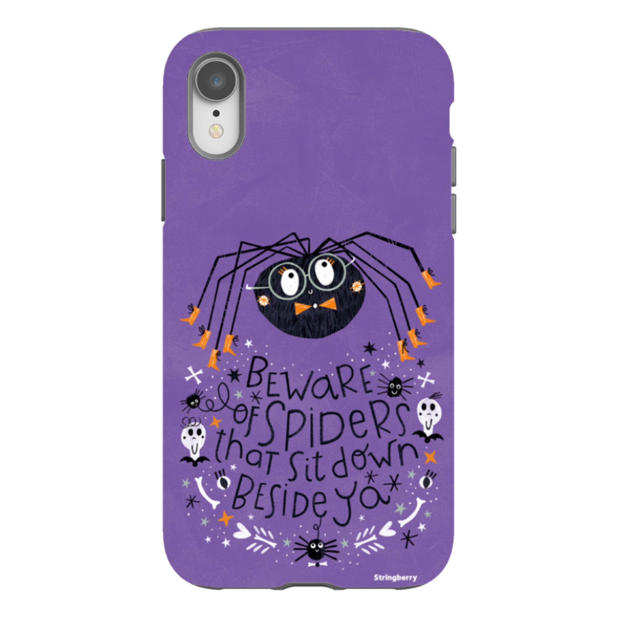 iPhone Tough Case - Spider By Ali Brookes