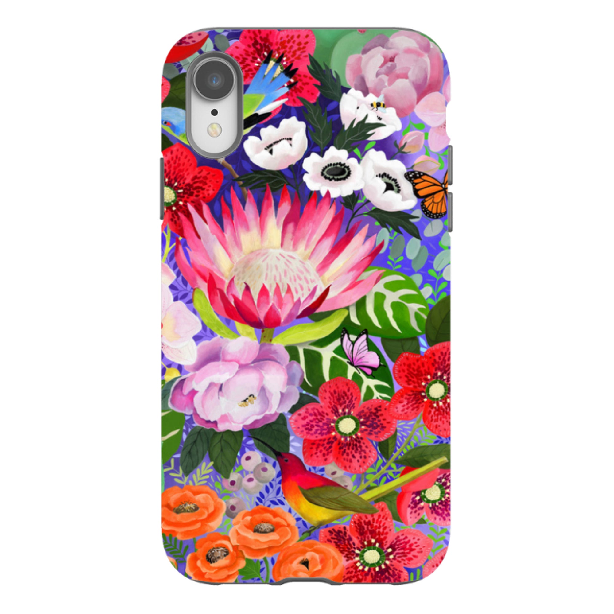iPhone Tough Case - Exotic Birds By Bex Parkin