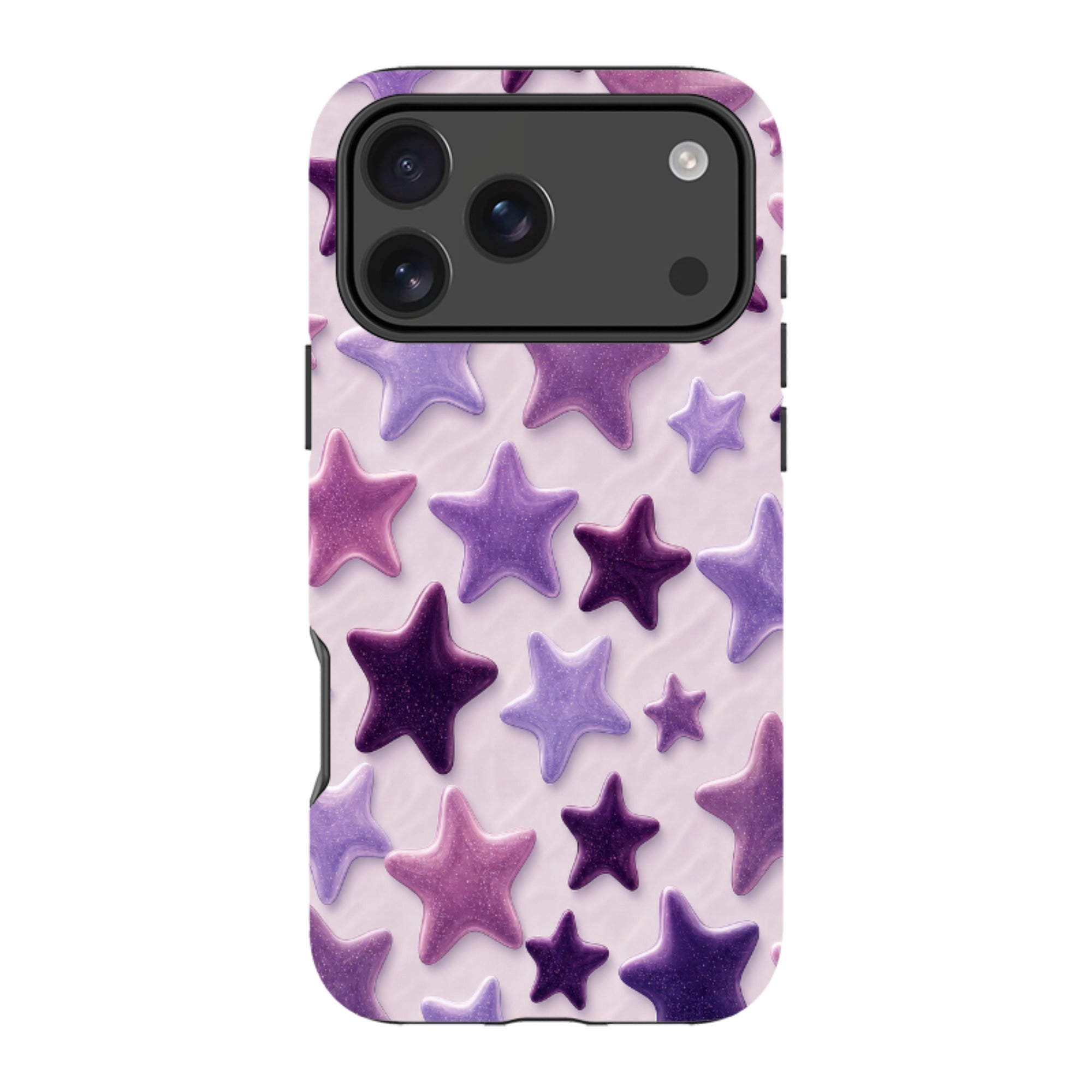 iPhone Tough Case - Lavender Purple Star