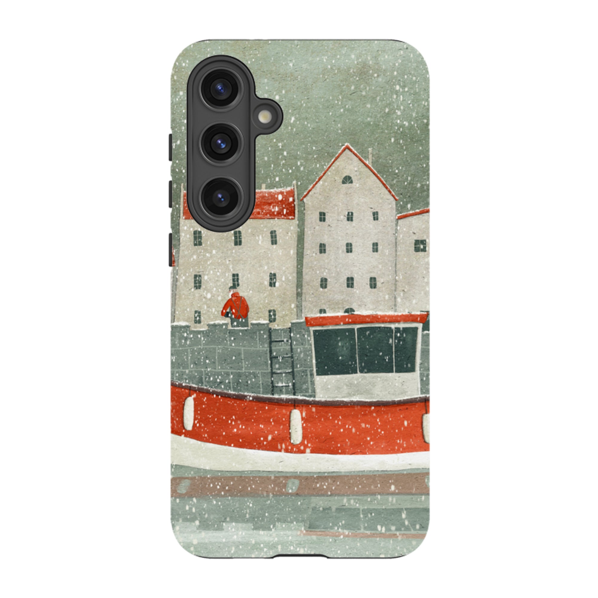 Samsung Tough Case - Christmas Harbour By Maja Lindberg
