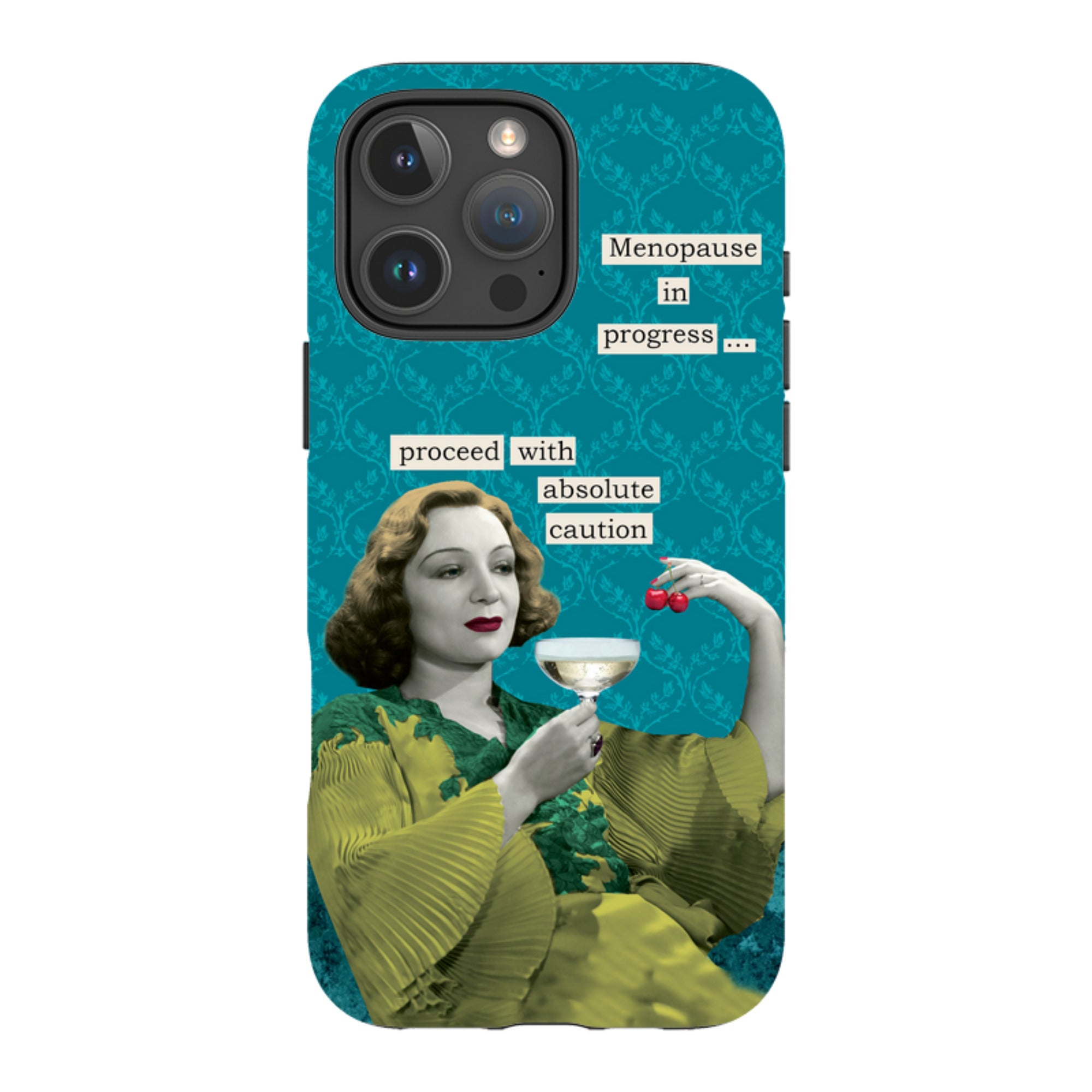 iPhone Tough Case - Menopause In Progress By Clare Jordan