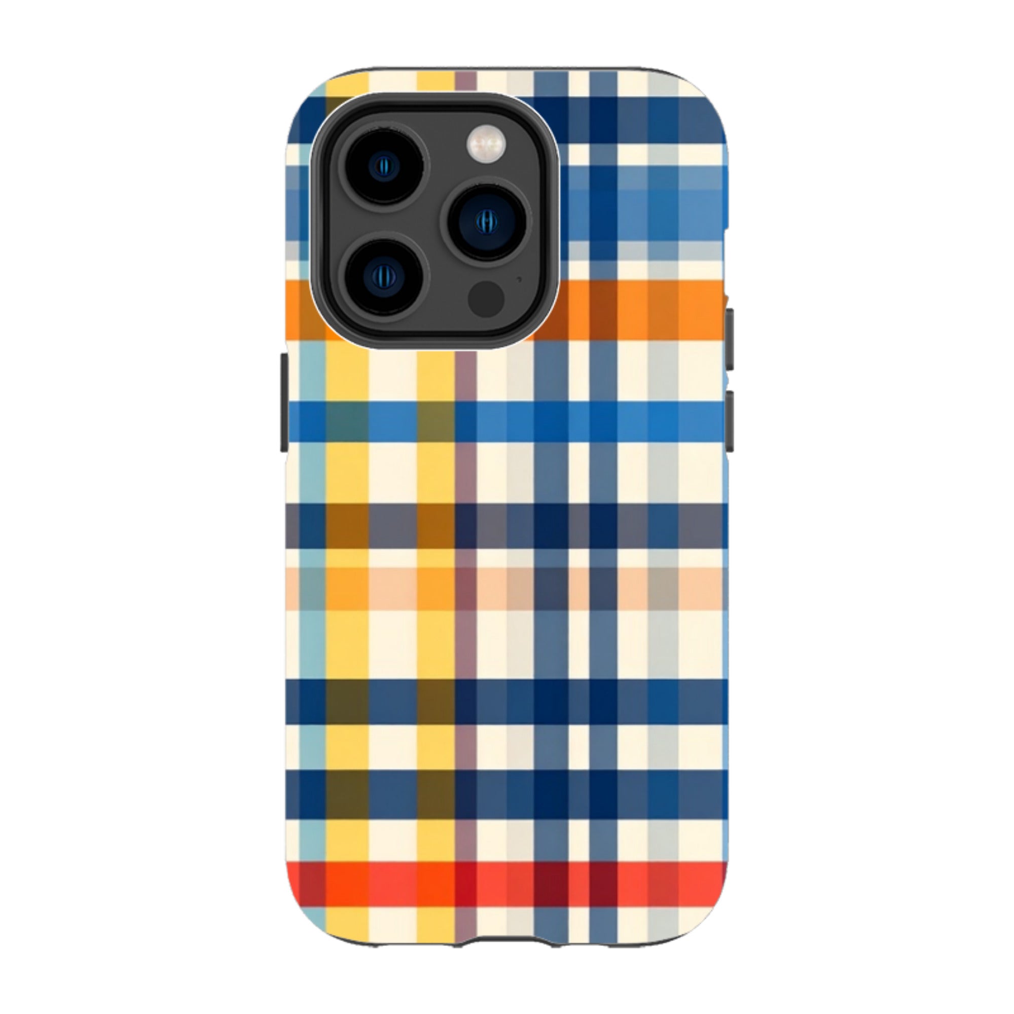iPhone MagSafe Tough Case - Barcelona Gingham