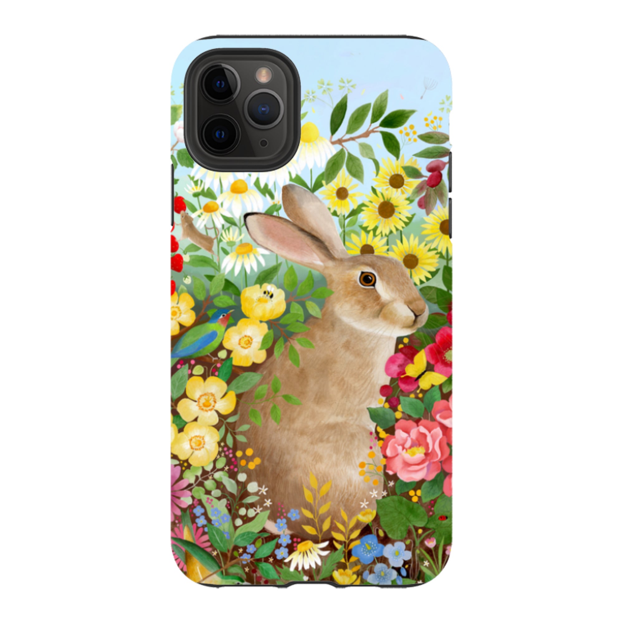 iPhone Tough Case - Rabbit Garden By Bex Parkin