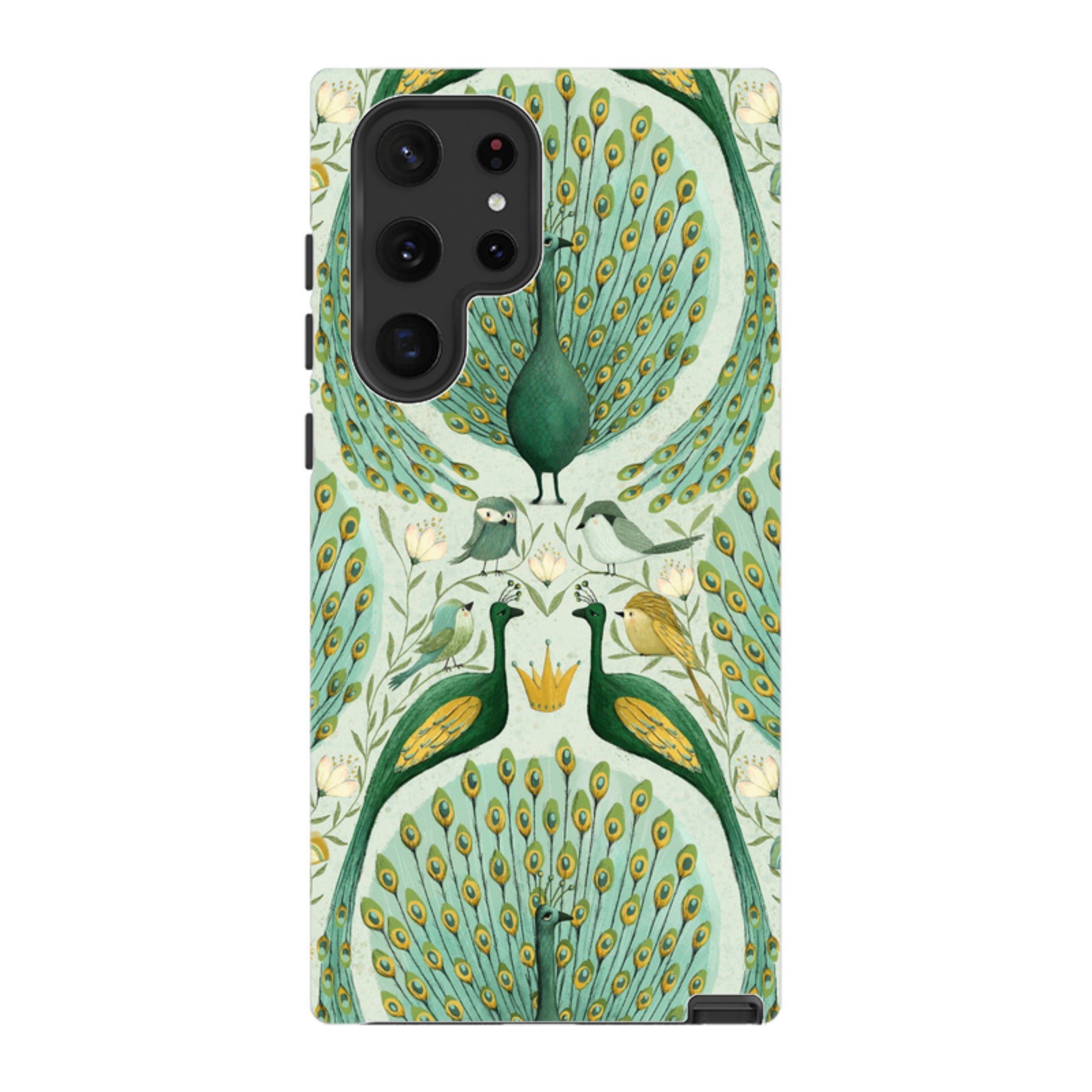 Samsung Tough Case - Peacock Pattern By Maja Lindberg