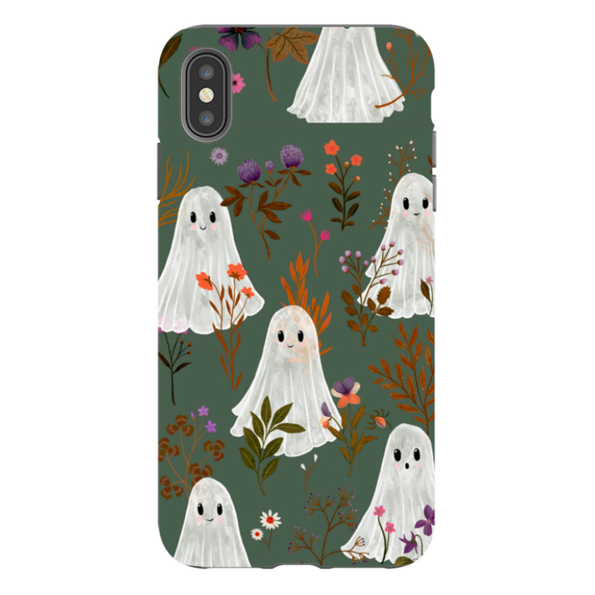 iPhone Tough Case - Ghost in the Garden - Pine By Katherine Quinn
