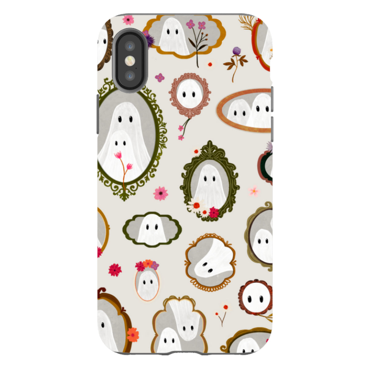 iPhone Tough Case - Framed Ghosts - Stone By Katherine Quinn