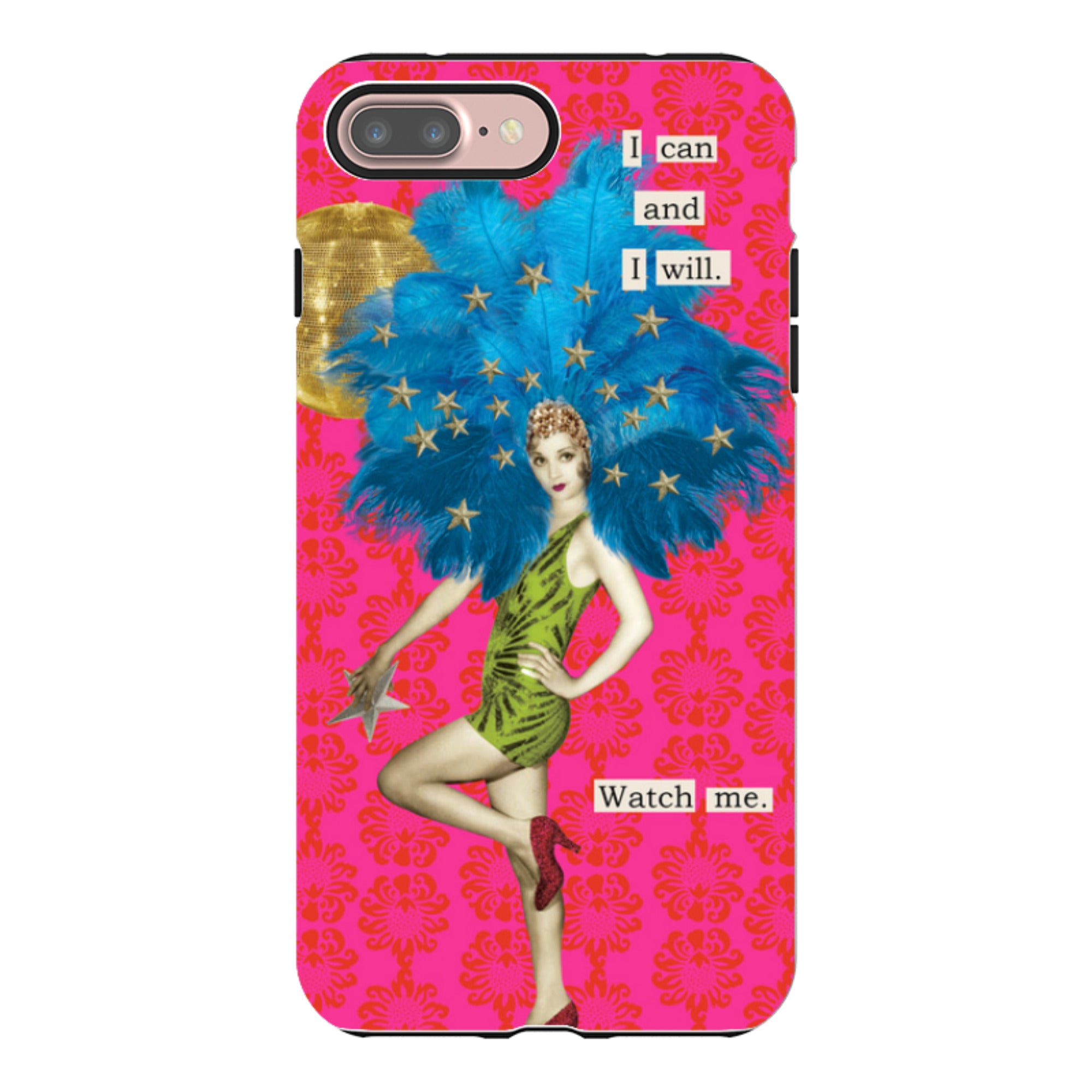 iPhone Tough Case - I Can And I Will By Clare Jordan