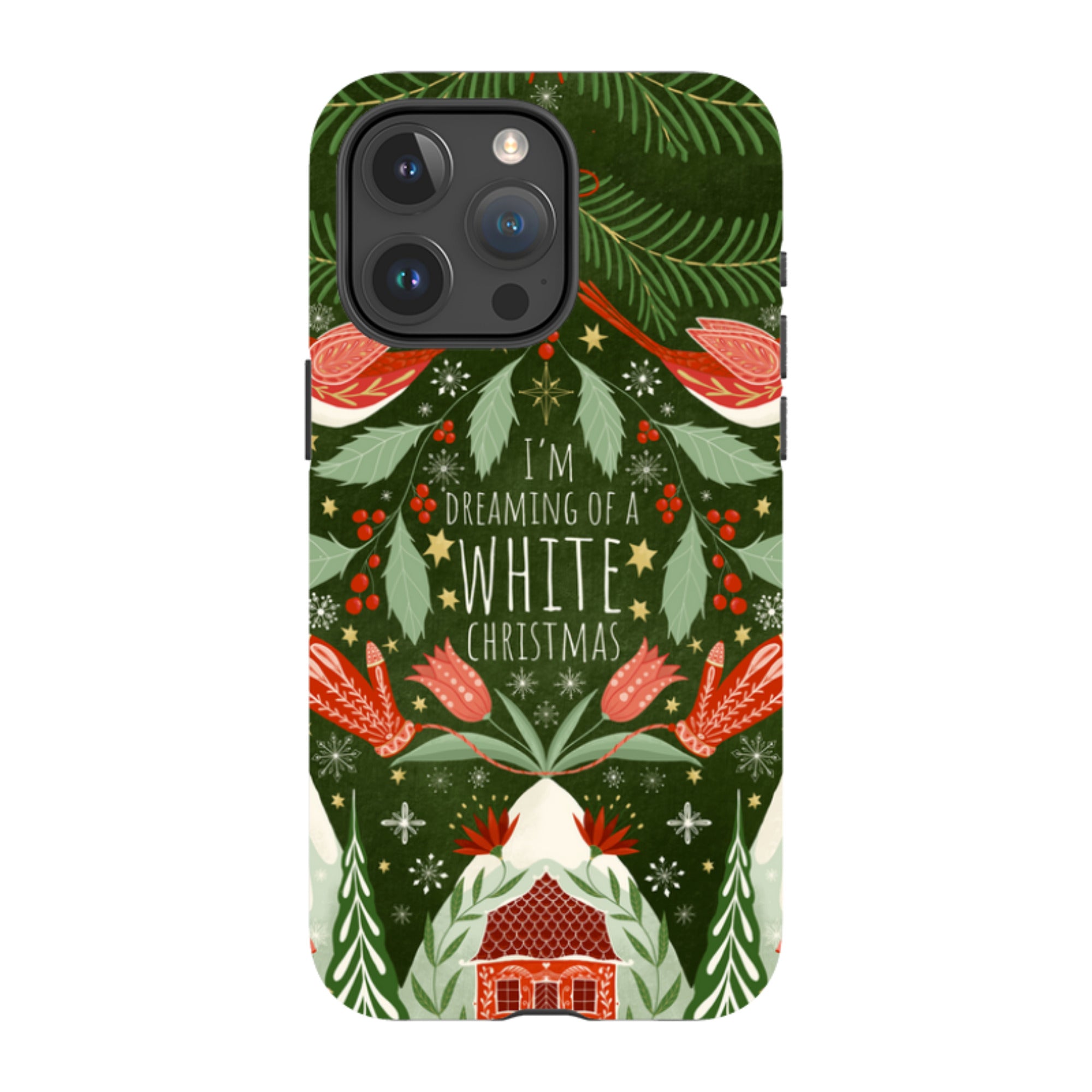 iPhone Tough Case - I'm Dreaming Of a White Christmas By Maja Lindberg
