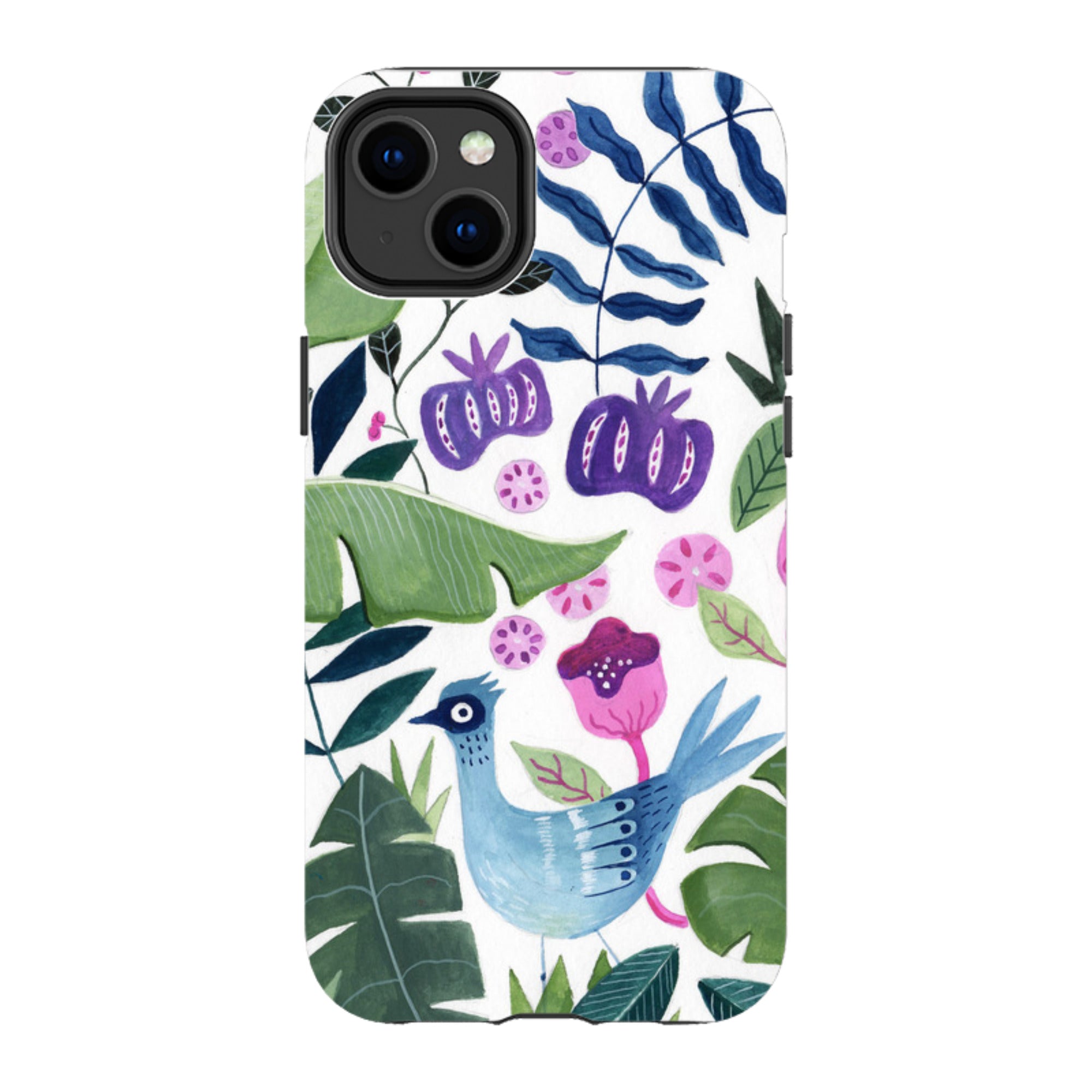 iPhone Tough Case - Birds In Forest By Bex Parkin