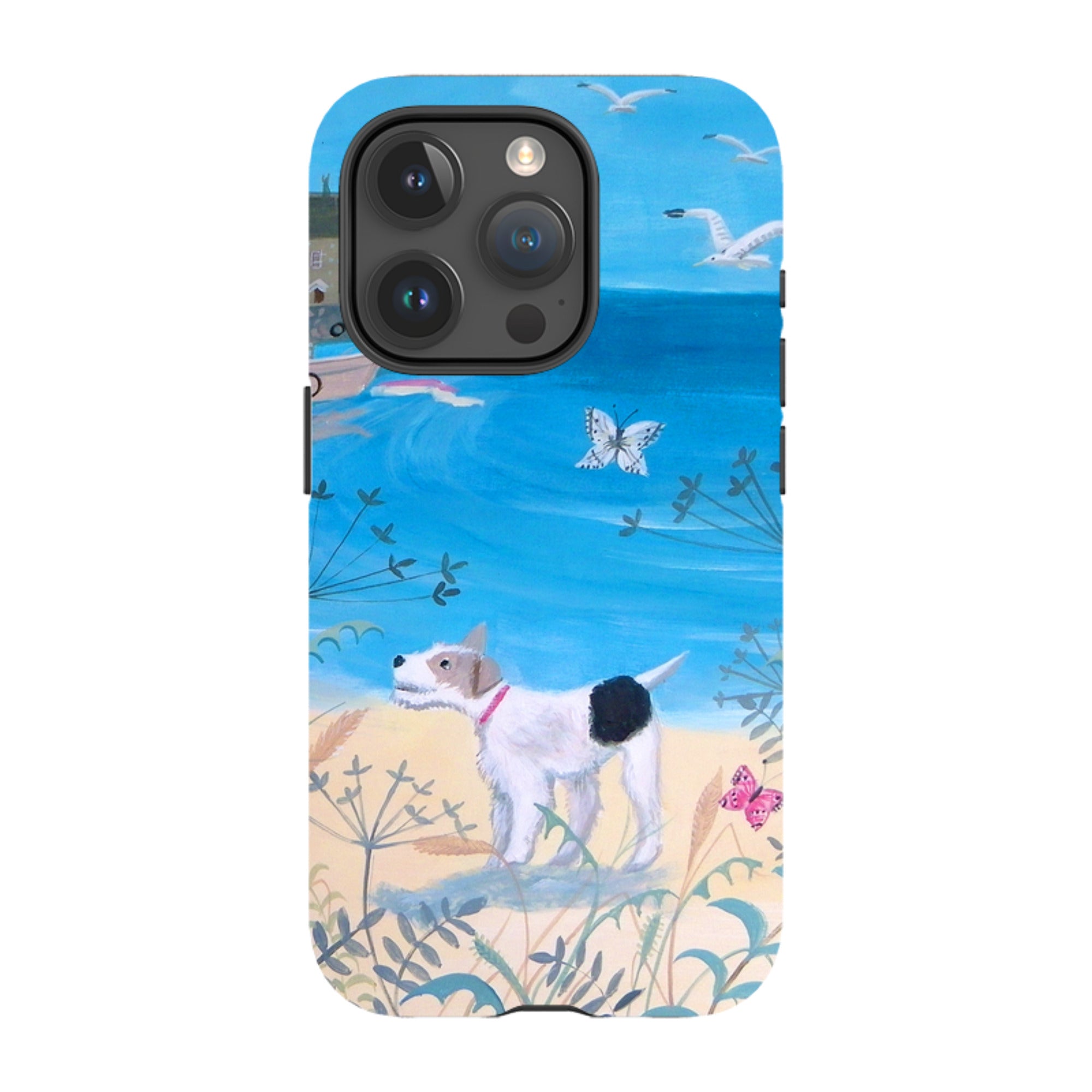 iPhone Tough Case - Seaside Dog By Mary Stubberfield