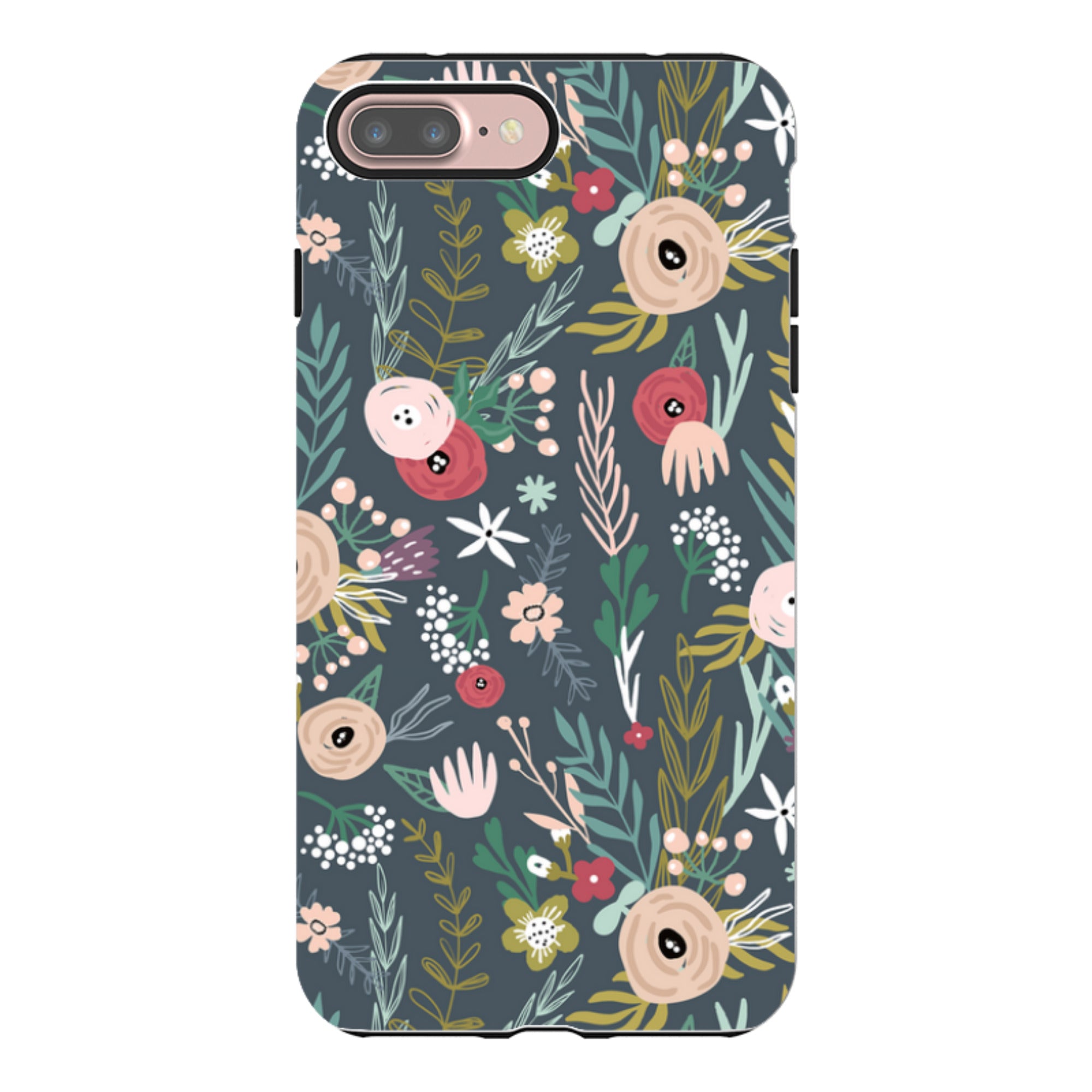iPhone Tough Case - Winter Scandi Floral