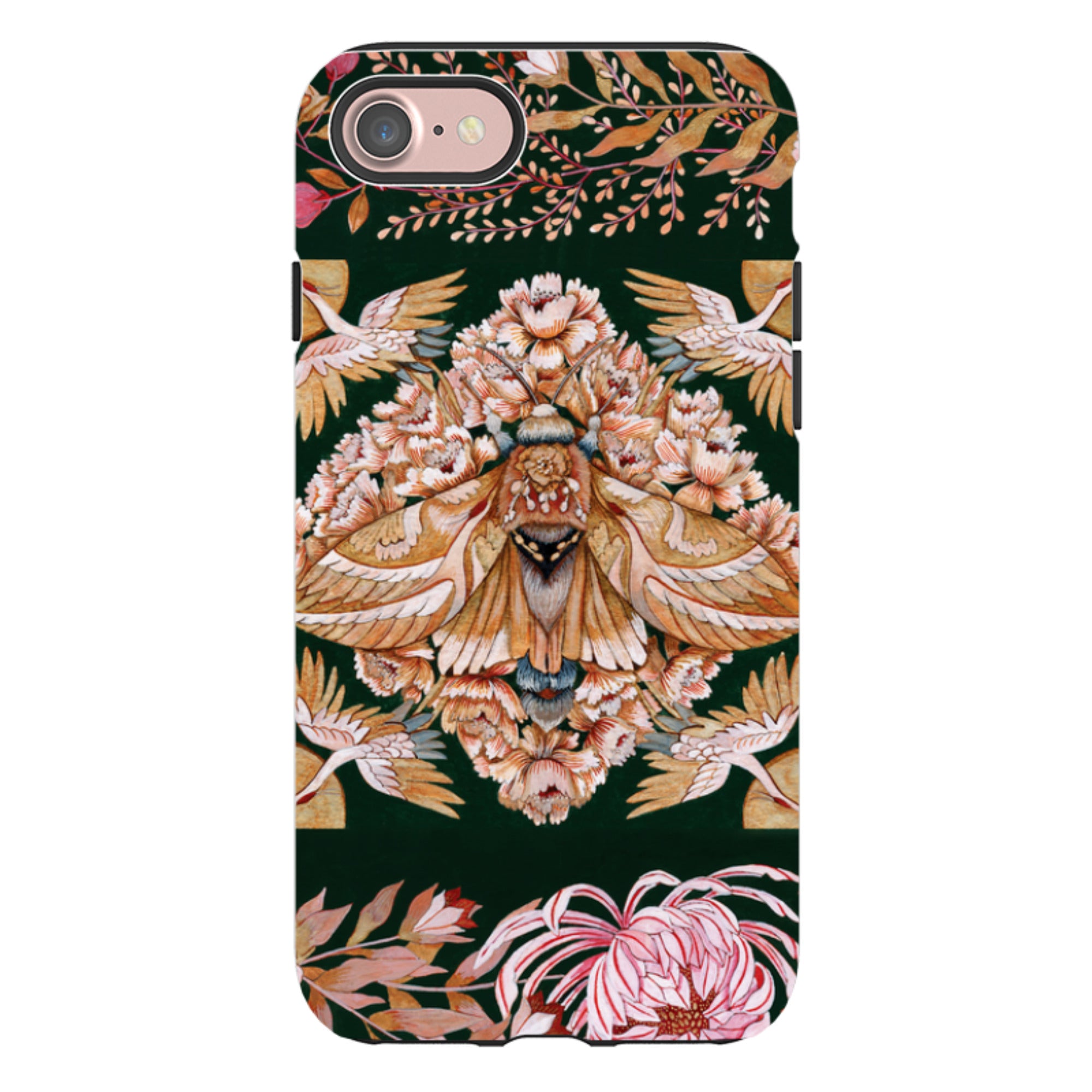 iPhone Tough Case - Golden Moth By Maria Matos