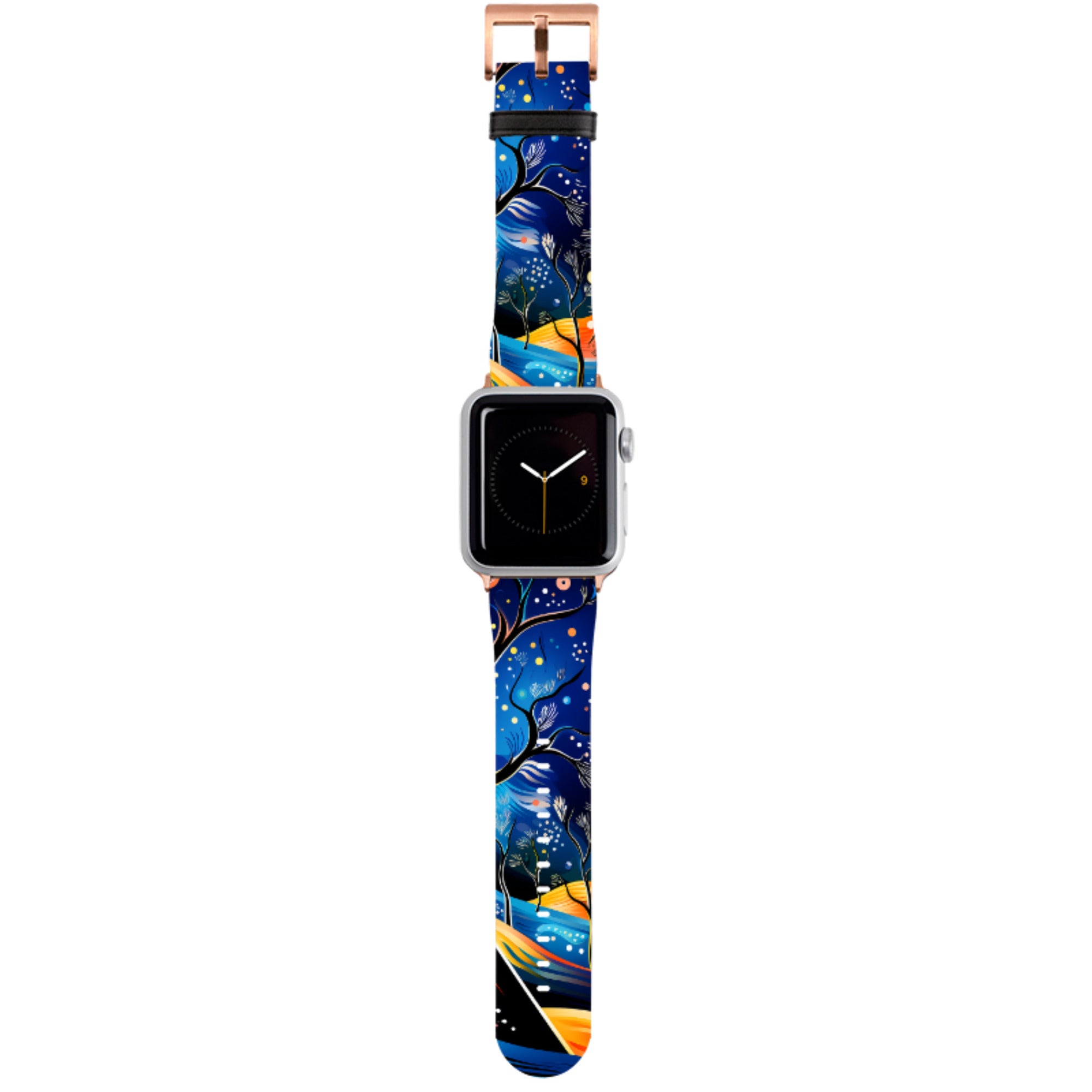 Rainbow Night Stars Apple Watch Strap