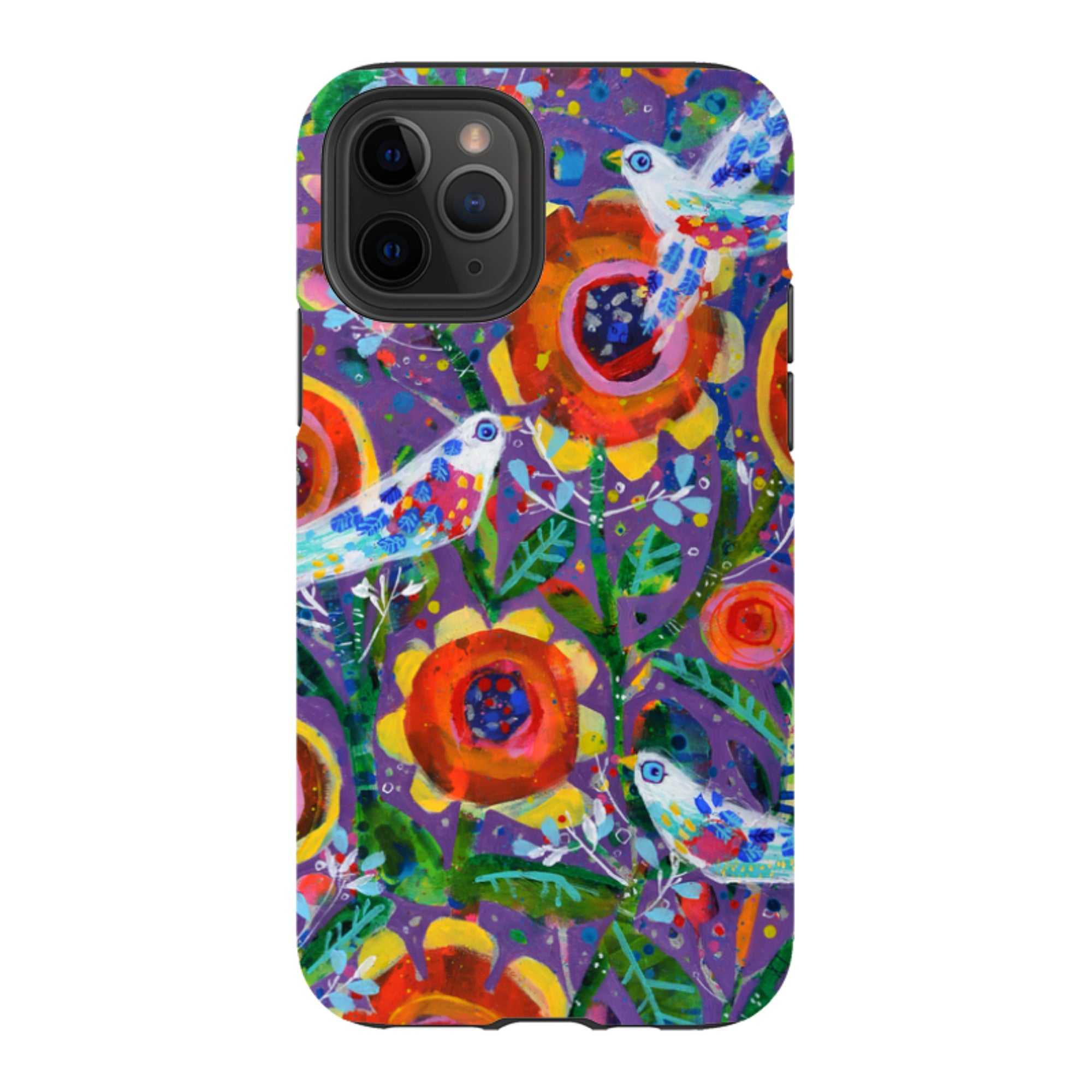 iPhone Tough Case - Garden Party By Claire West