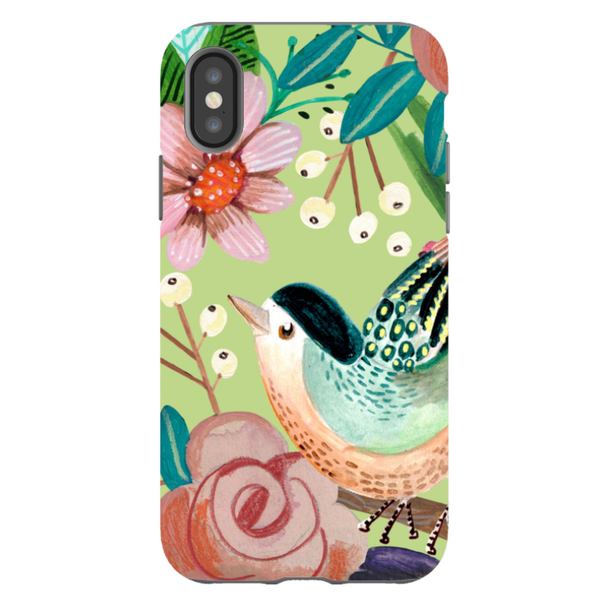 iPhone Tough Case - Bird By Caroline Bonne Muller