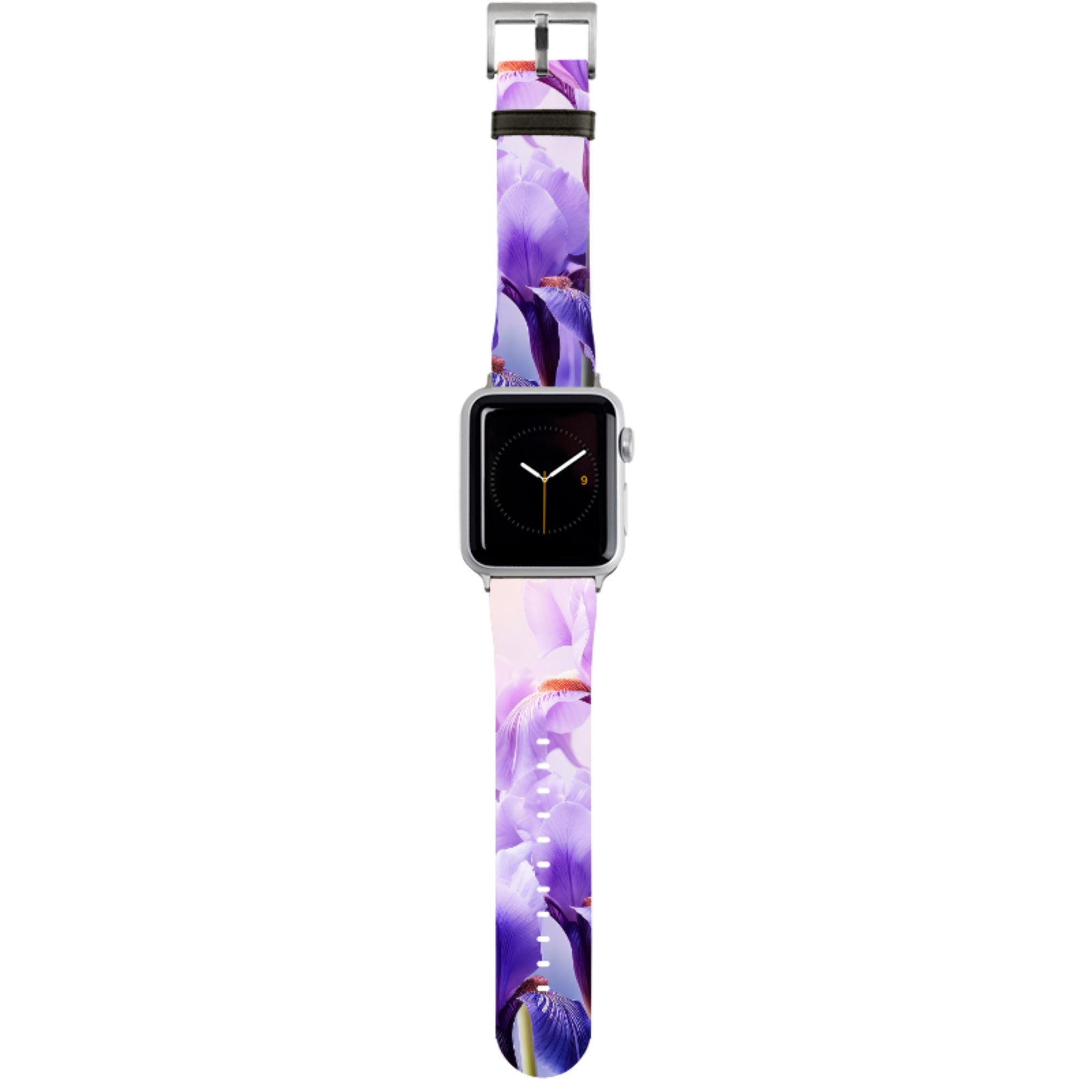 Mauve Floral Apple Watch Strap