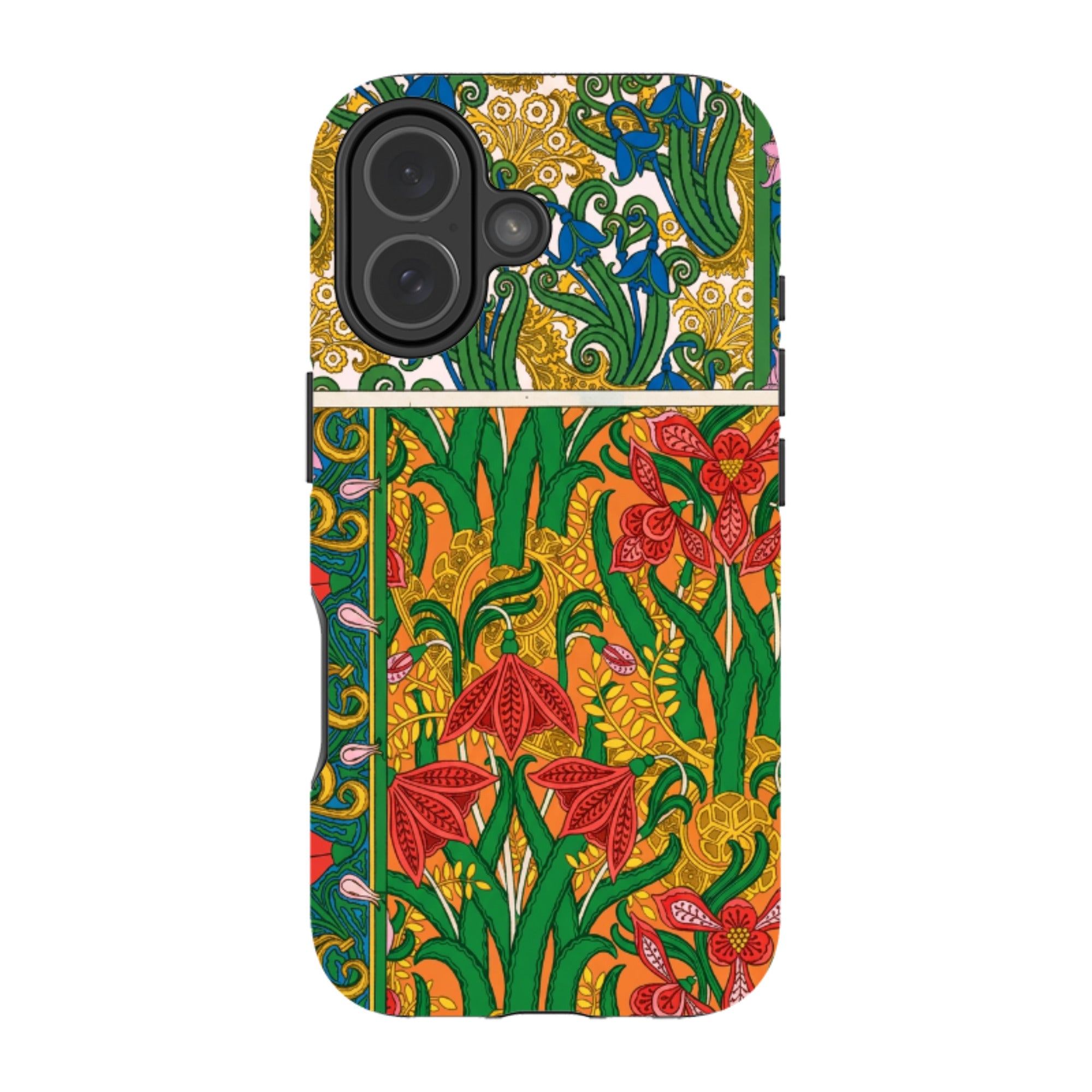 iPhone MagSafe Tough Case - Vintage Art Nouveau Lily