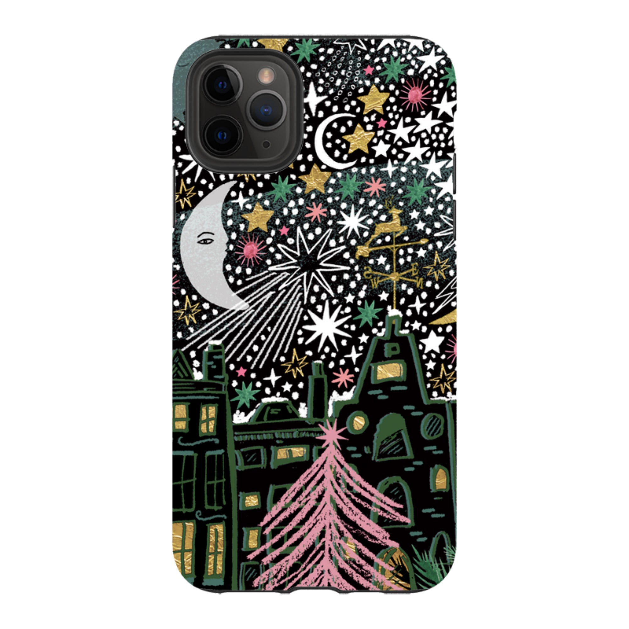 iPhone Tough Case - Night Before Xmas VI By Emma Frances Grant