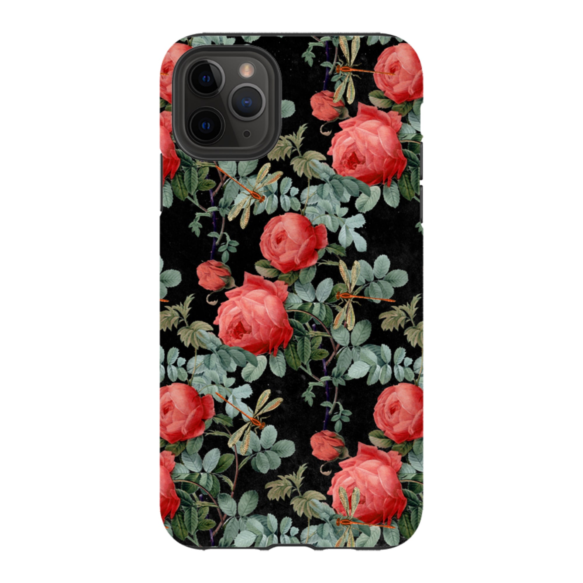 iPhone Tough Case - Dragons And Roses