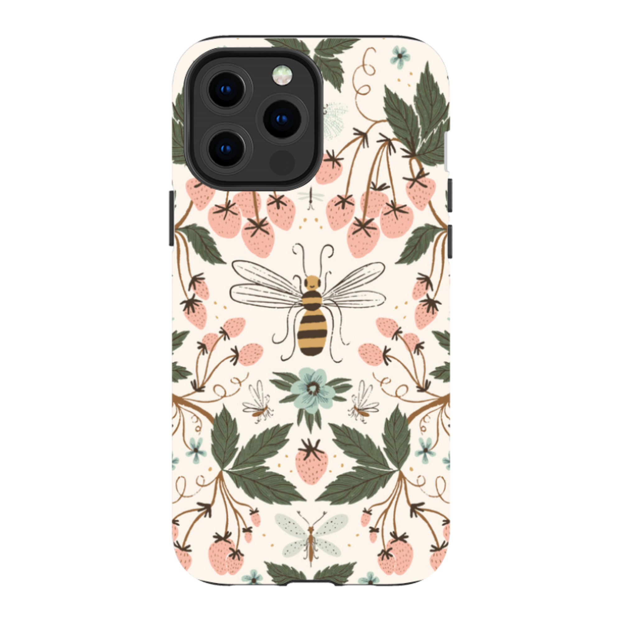 iPhone MagSafe Tough Case - Bugs and Berries By Meghann Rader