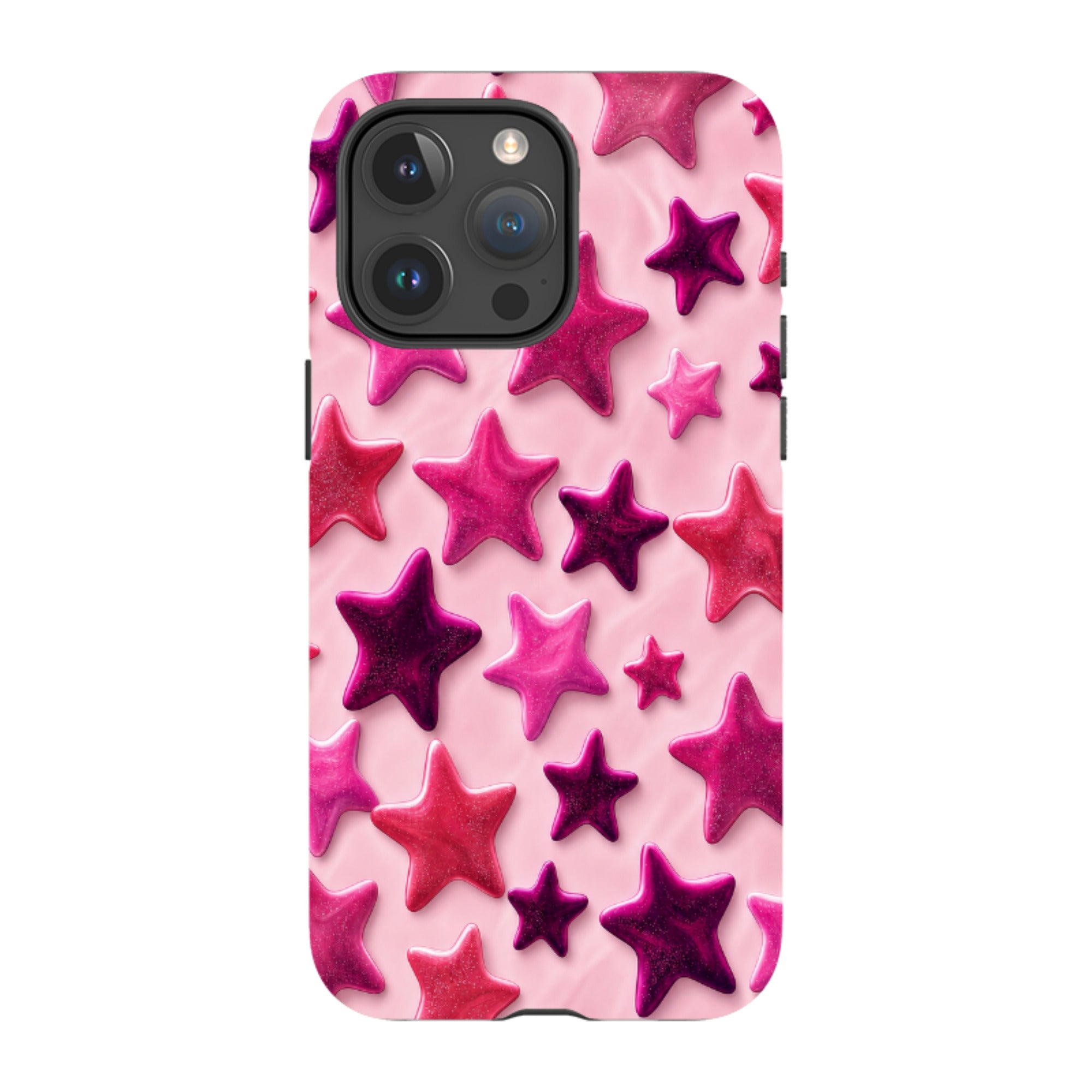 iPhone Tough Case - Fuchsia Star