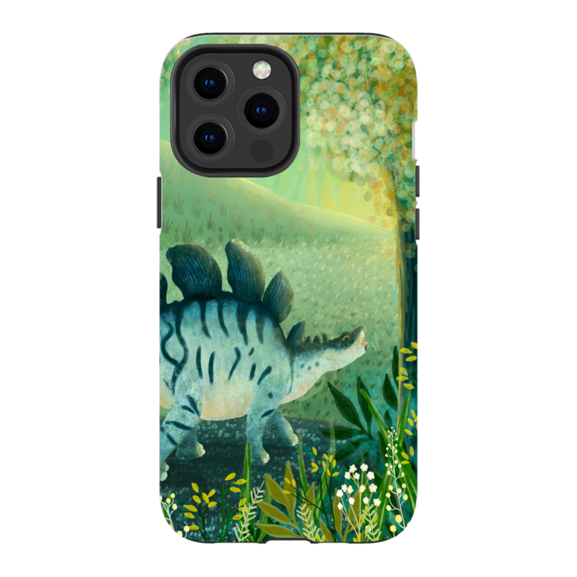 iPhone MagSafe Tough Case - Dino Park By Katherine Quinn