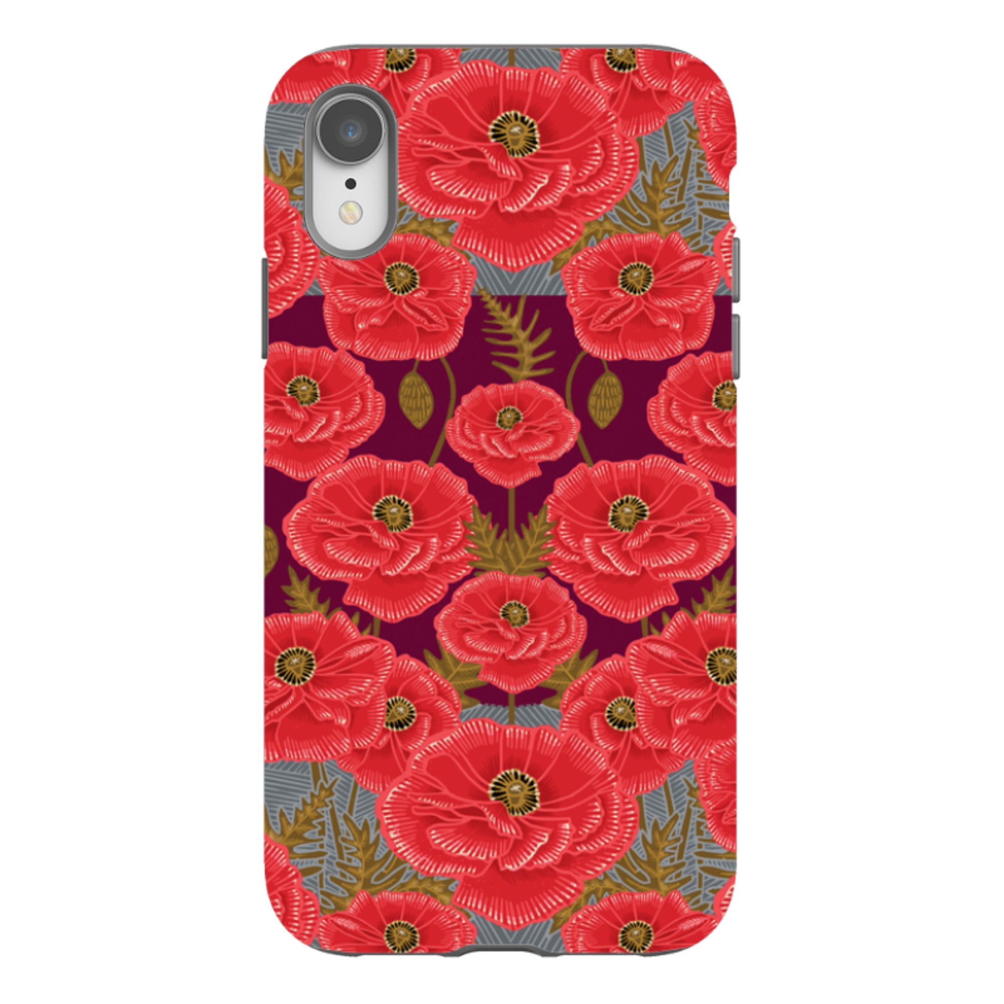 iPhone Case - Poppy Red By Kate Heiss