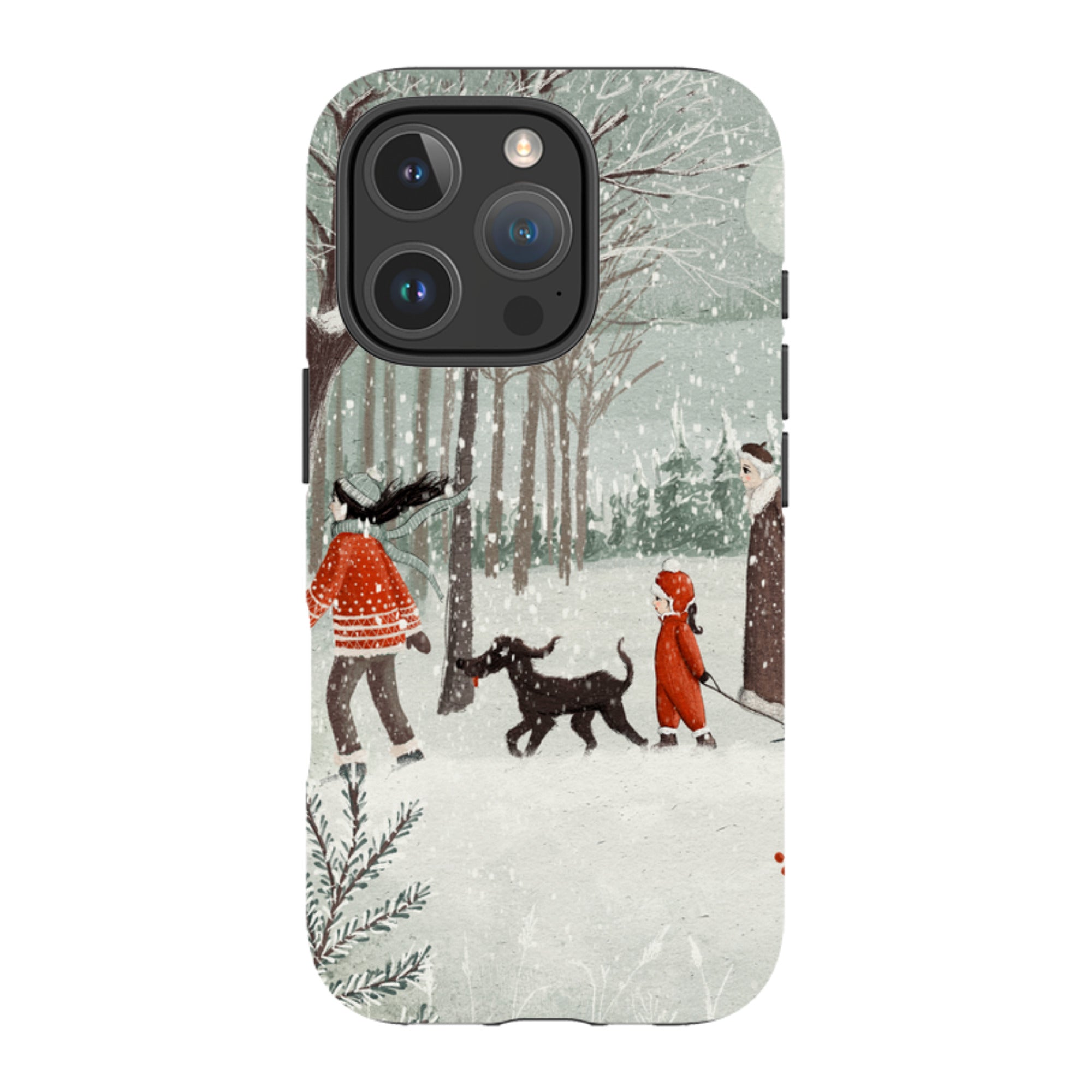 iPhone Tough Case - Winter Walk By Maja Lindberg