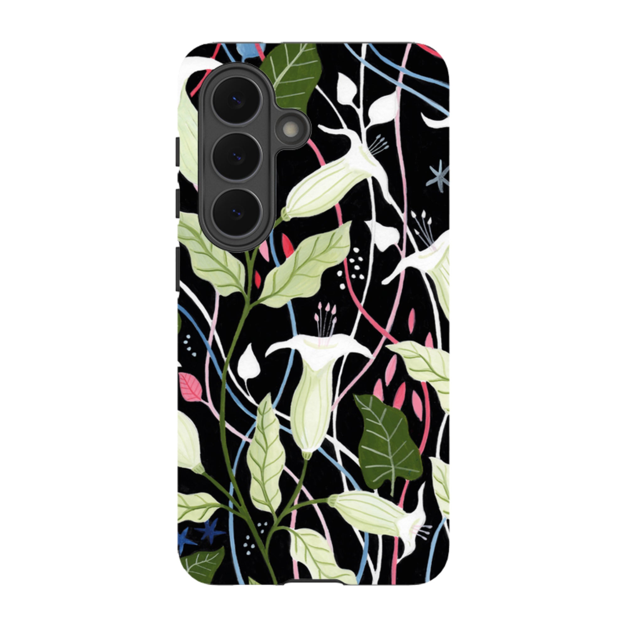 Samsung Tough Case - Trumpet Flowers By Bex Parkin