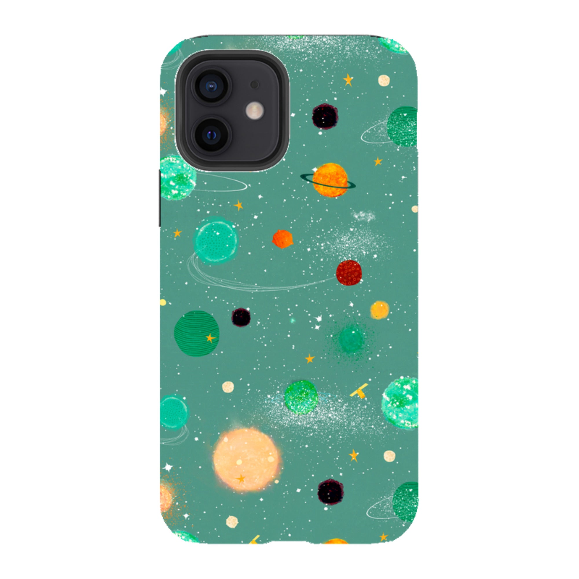 iPhone Tough Case - Far Far Away Green By Katherine Quinn